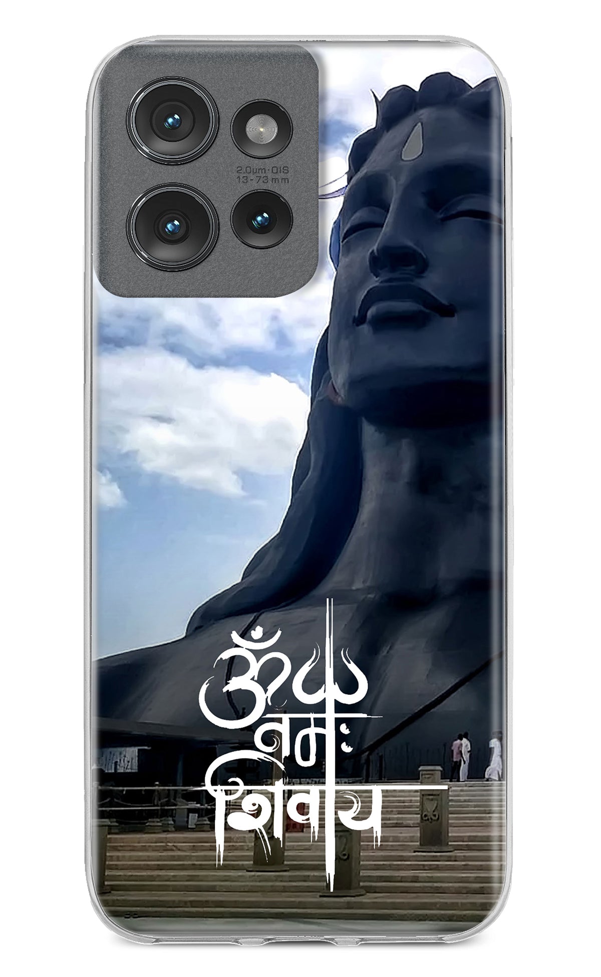 Om Namah Shivay Moto Edge 50 Back Cover