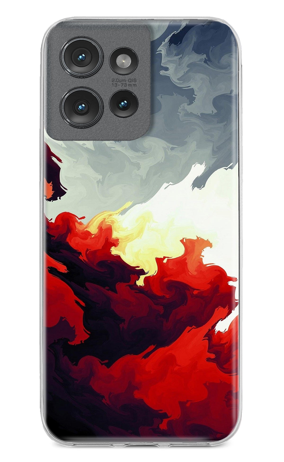 Fire Cloud Moto Edge 50 Back Cover