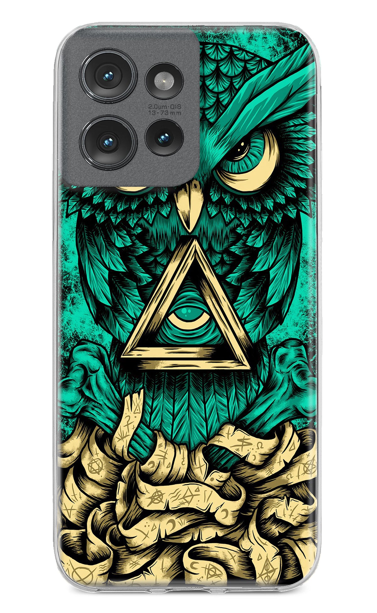 Green Owl Moto Edge 50 Back Cover