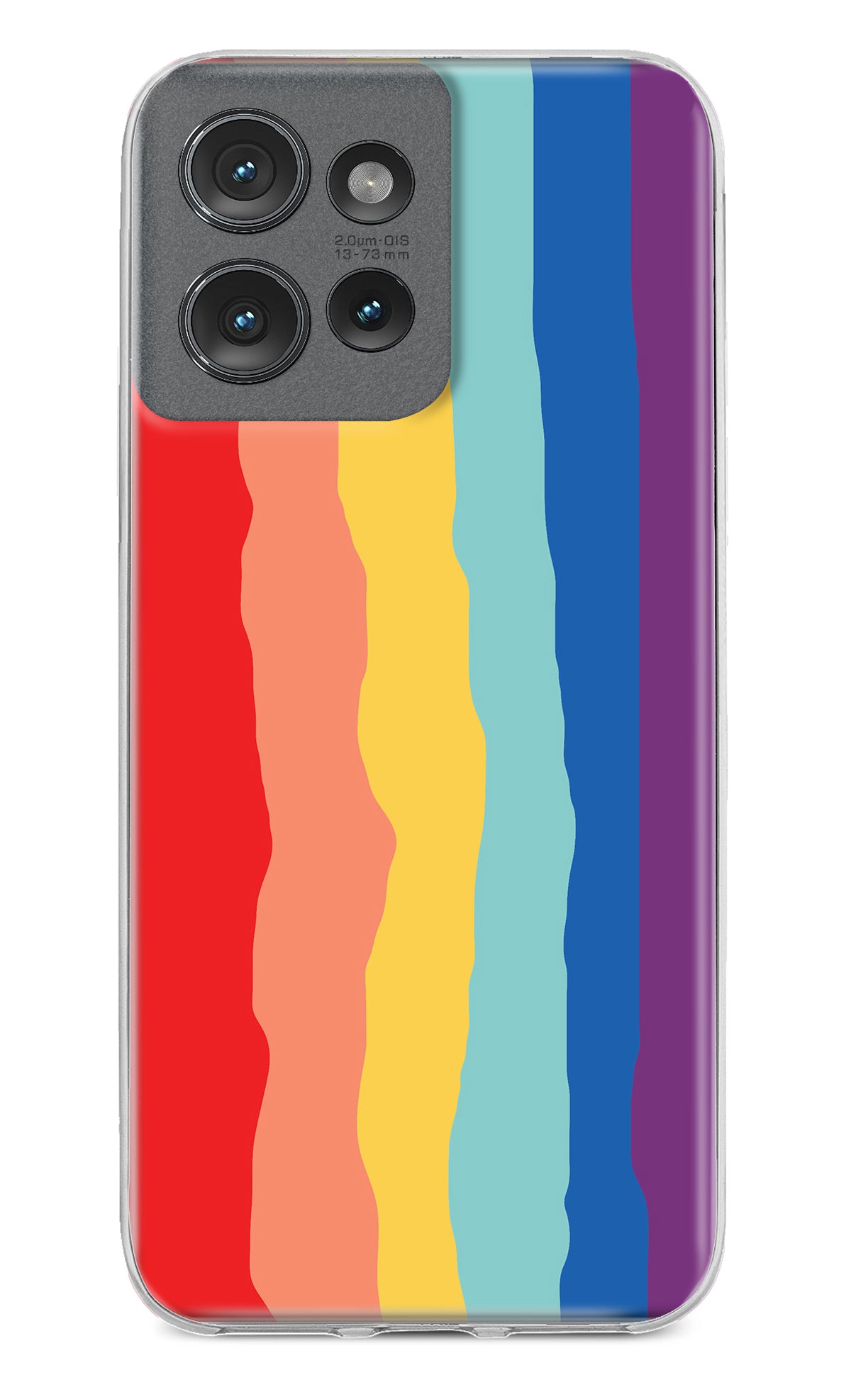 Rainbow Moto Edge 50 Back Cover