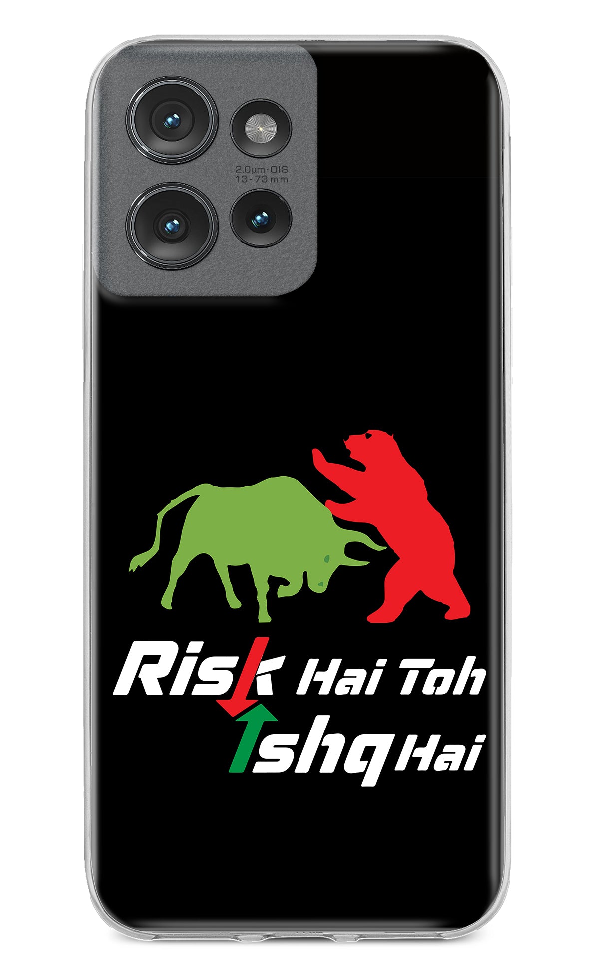 Risk Hai Toh Ishq Hai Moto Edge 50 Back Cover