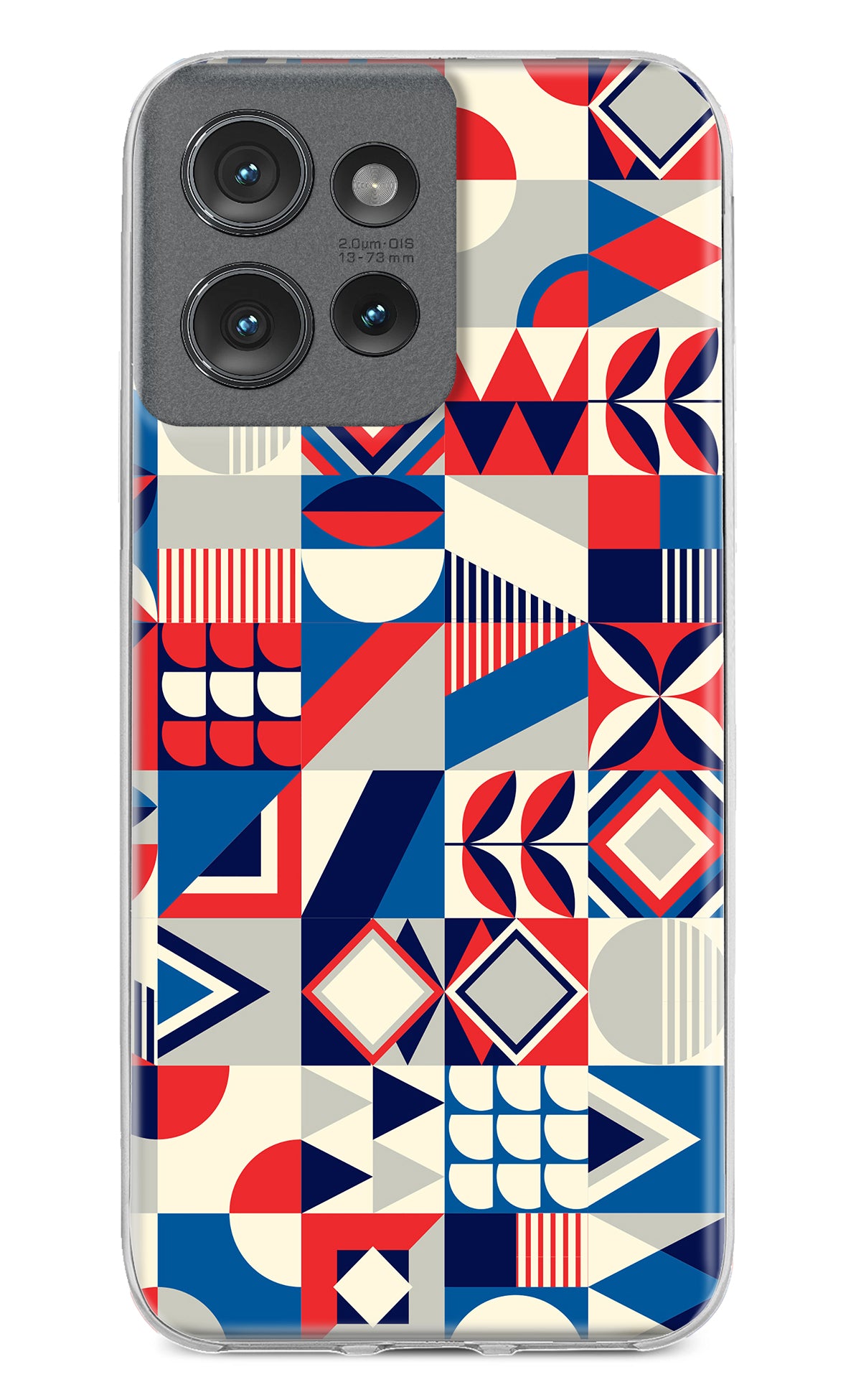 Colorful Pattern Moto Edge 50 Back Cover