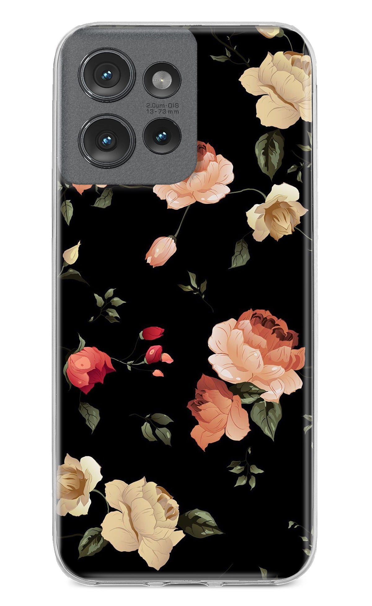 Flowers Moto Edge 50 Back Cover