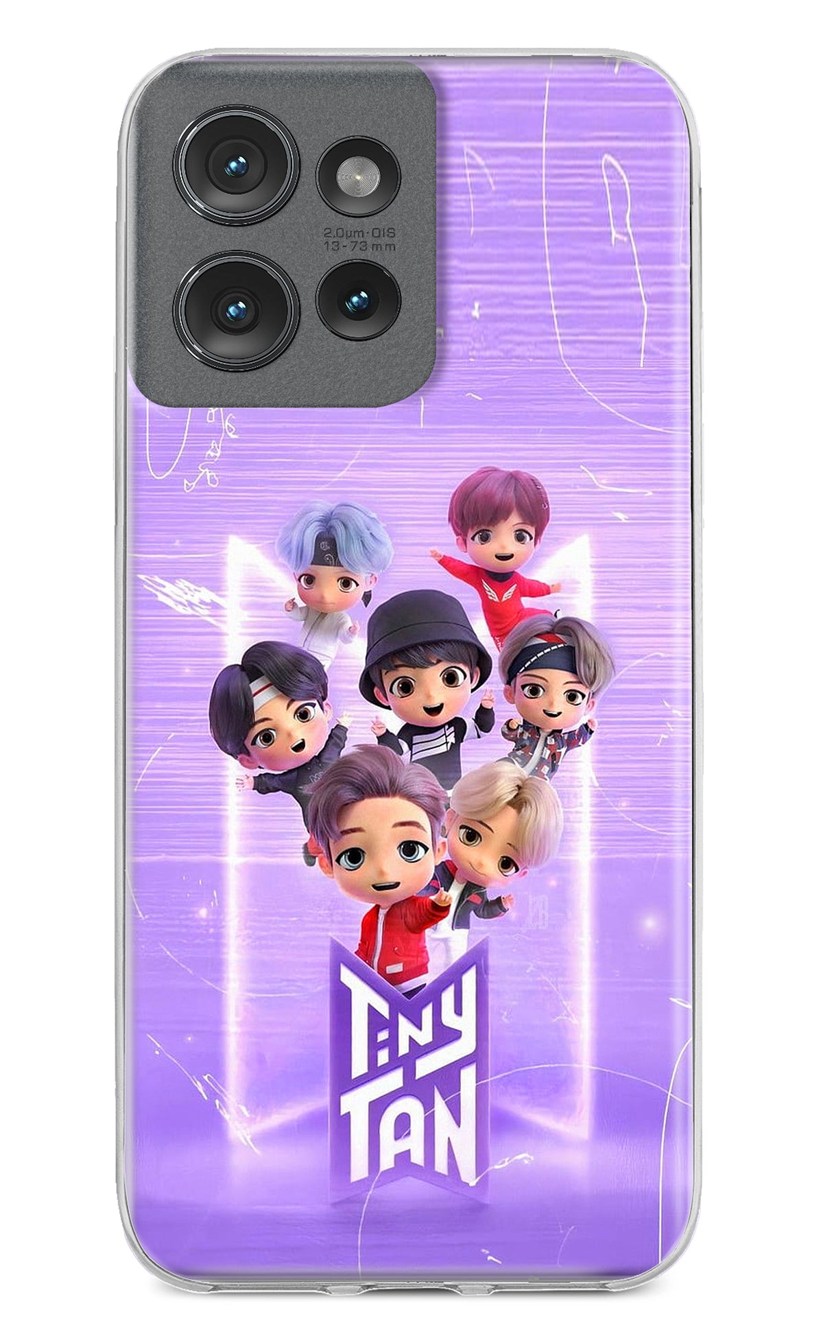 BTS Tiny Tan Moto Edge 50 Back Cover