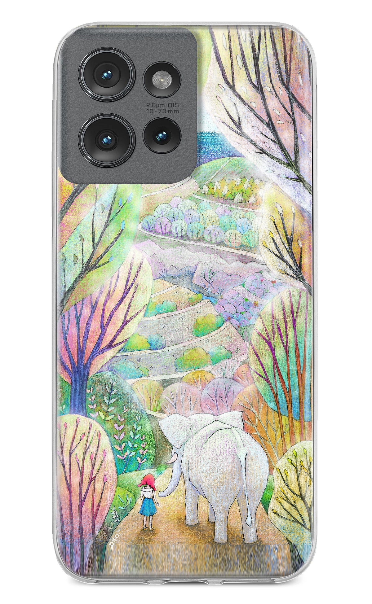 Nature Painting Moto Edge 50 Back Cover