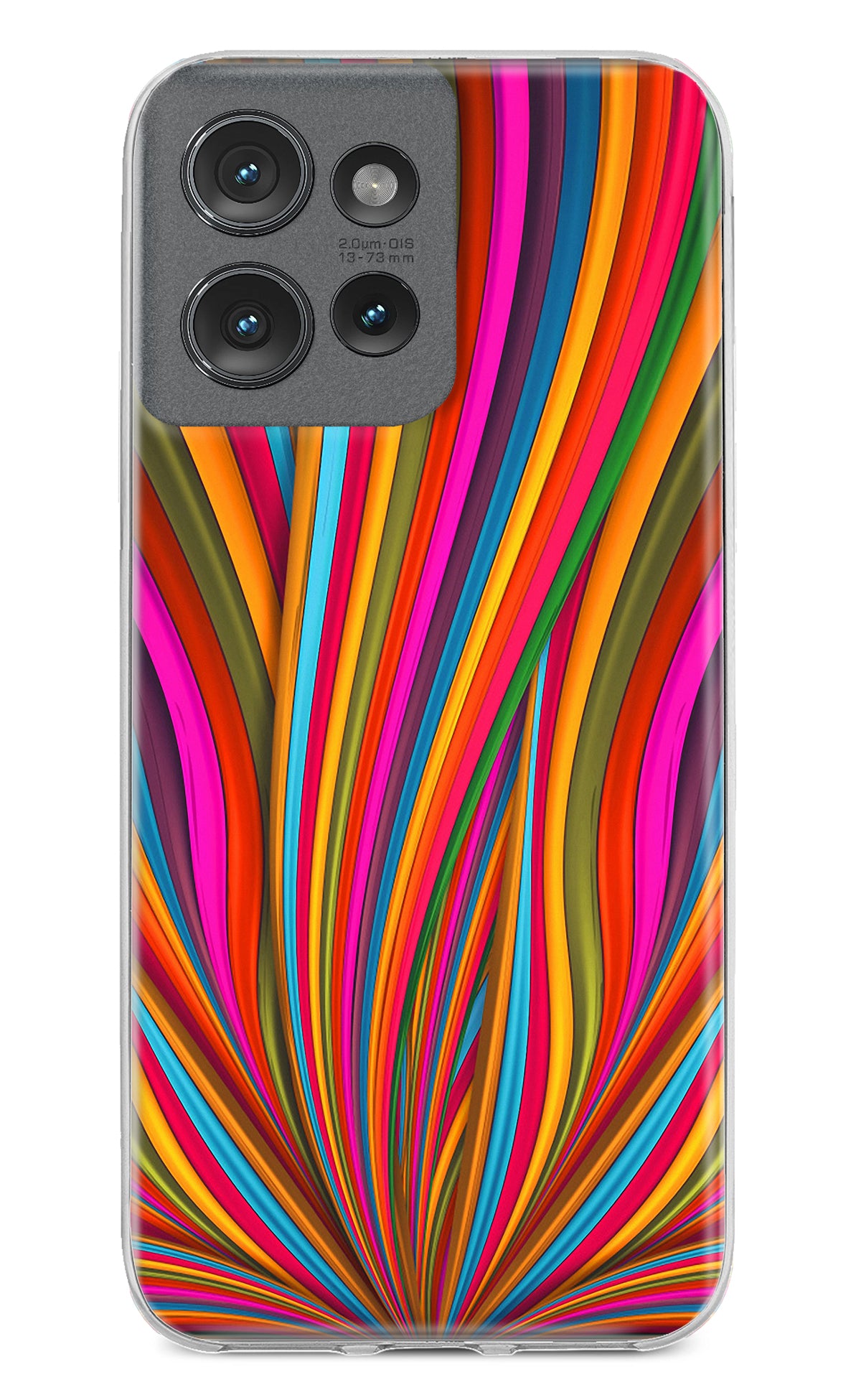 Trippy Wavy Moto Edge 50 Back Cover