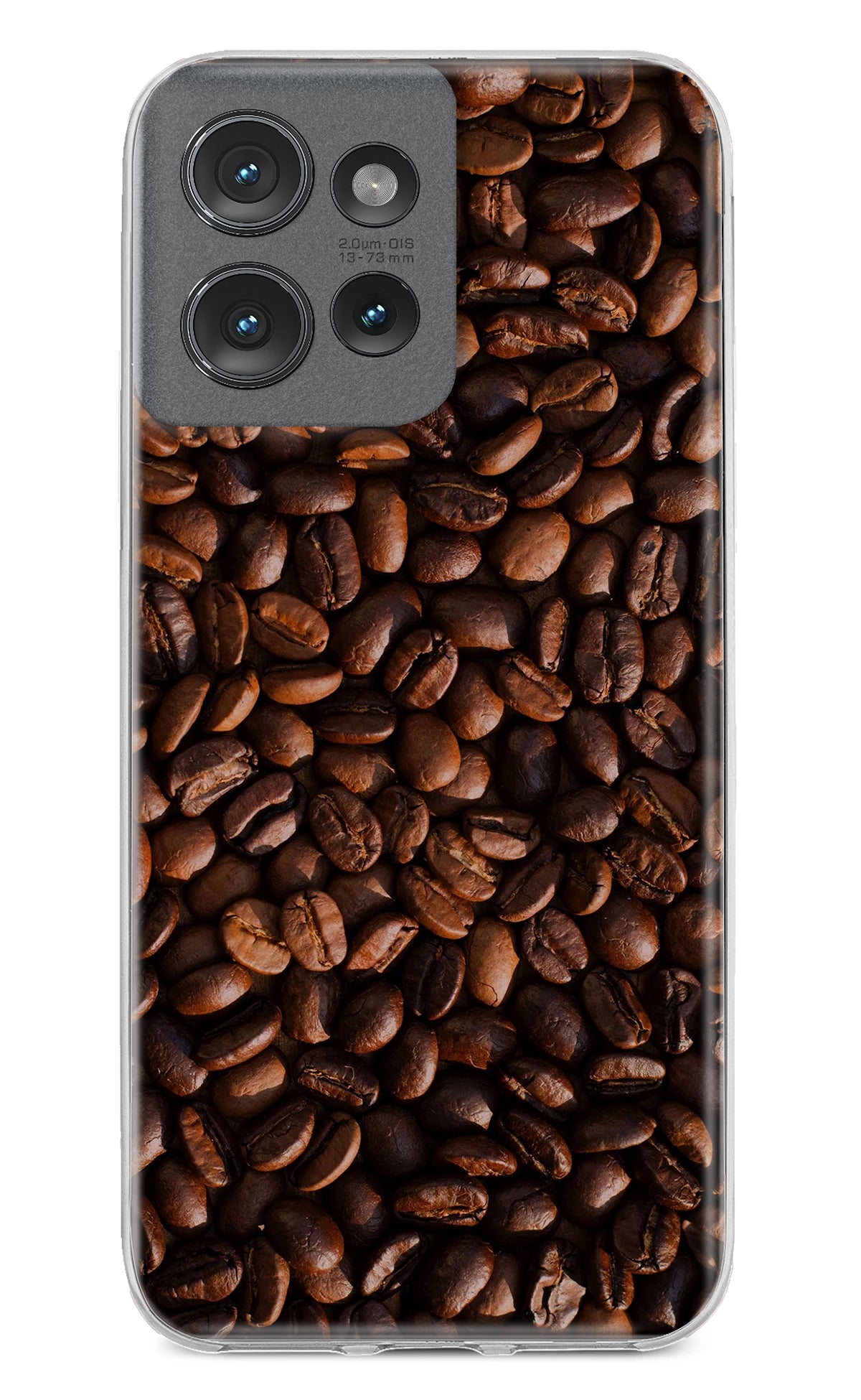 Coffee Beans Moto Edge 50 Back Cover