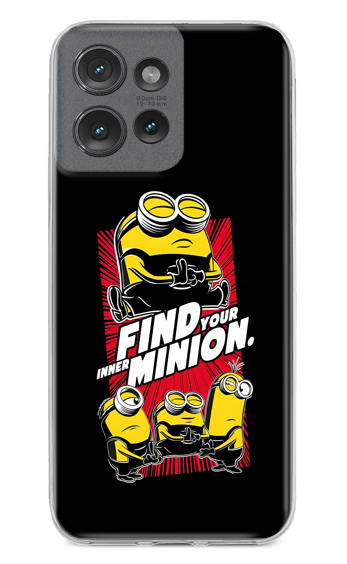 Find your inner Minion Moto Edge 50 Back Cover