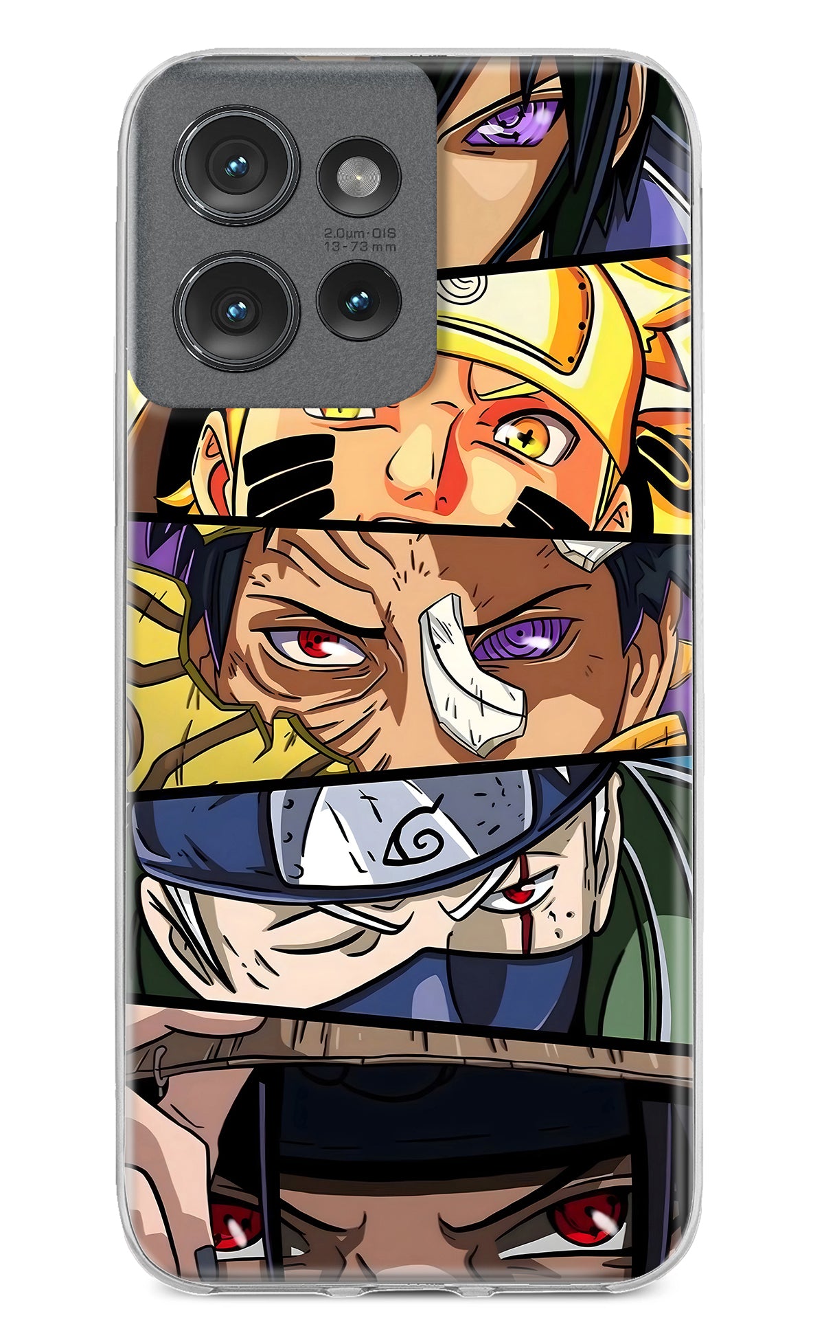 Naruto Character Moto Edge 50 Back Cover