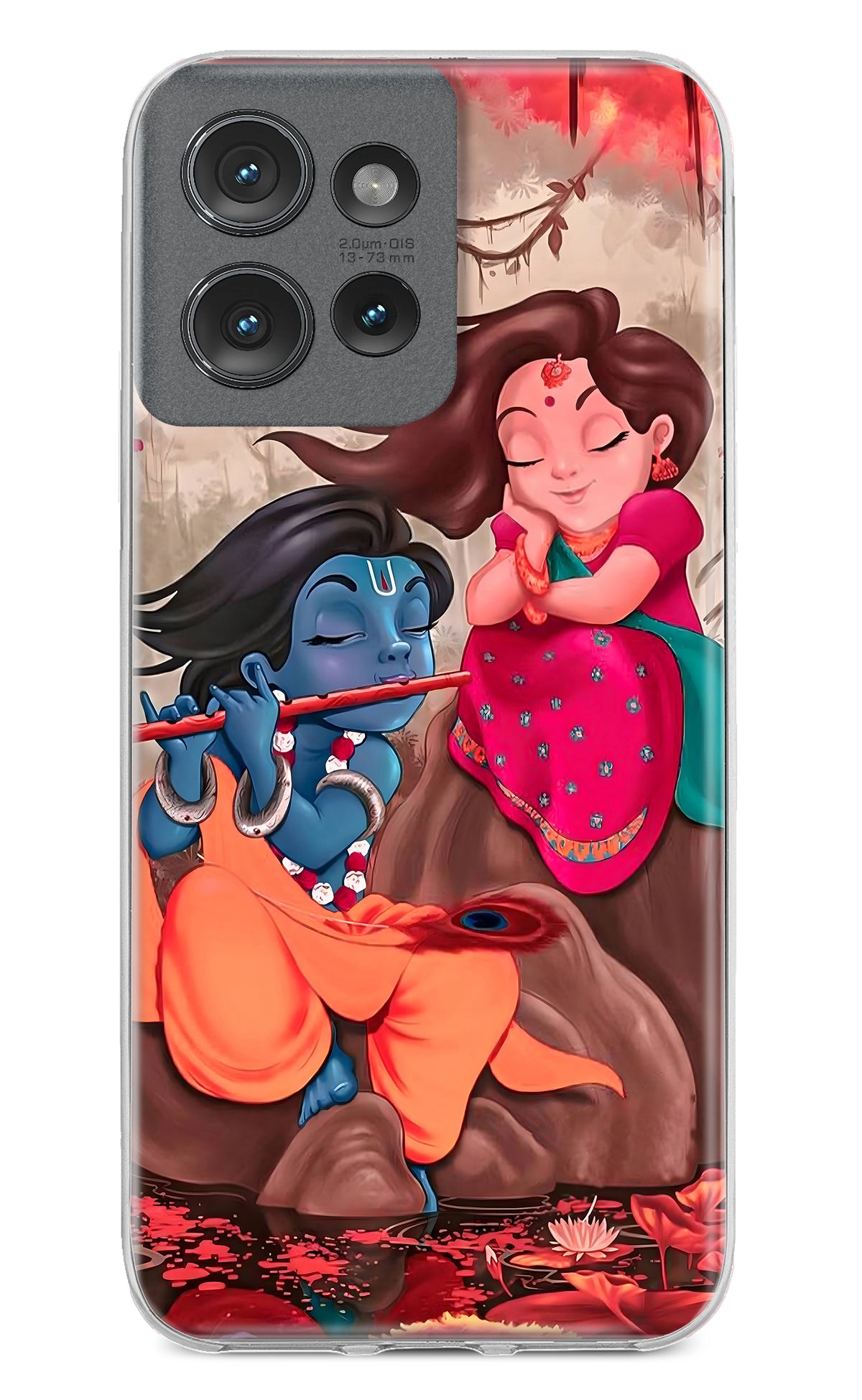 Radhe Krishna Moto Edge 50 Back Cover