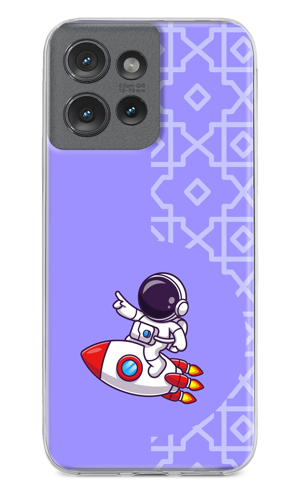 Cute Astronaut Moto Edge 50 Back Cover