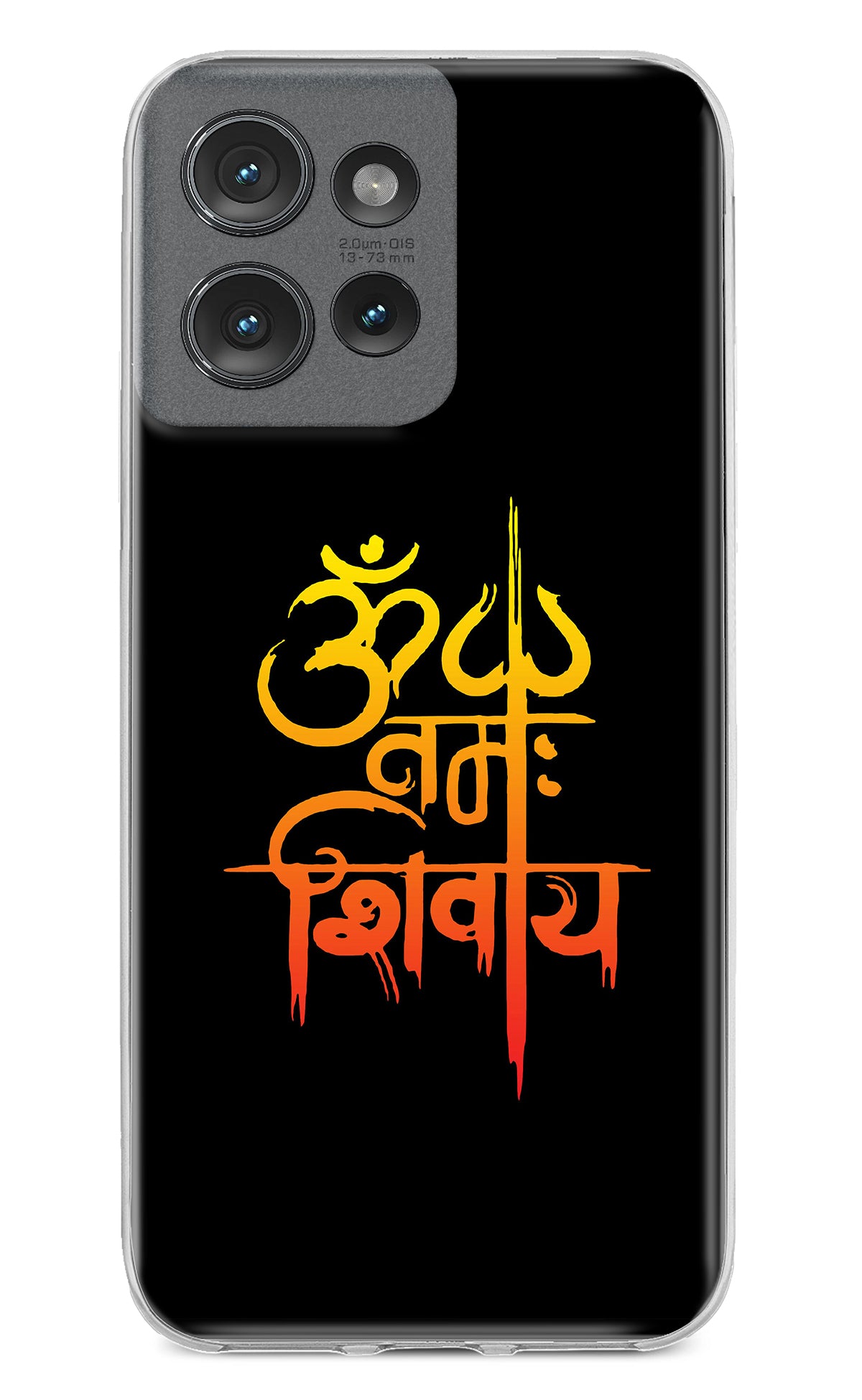 Om Namah Shivay Moto Edge 50 Back Cover