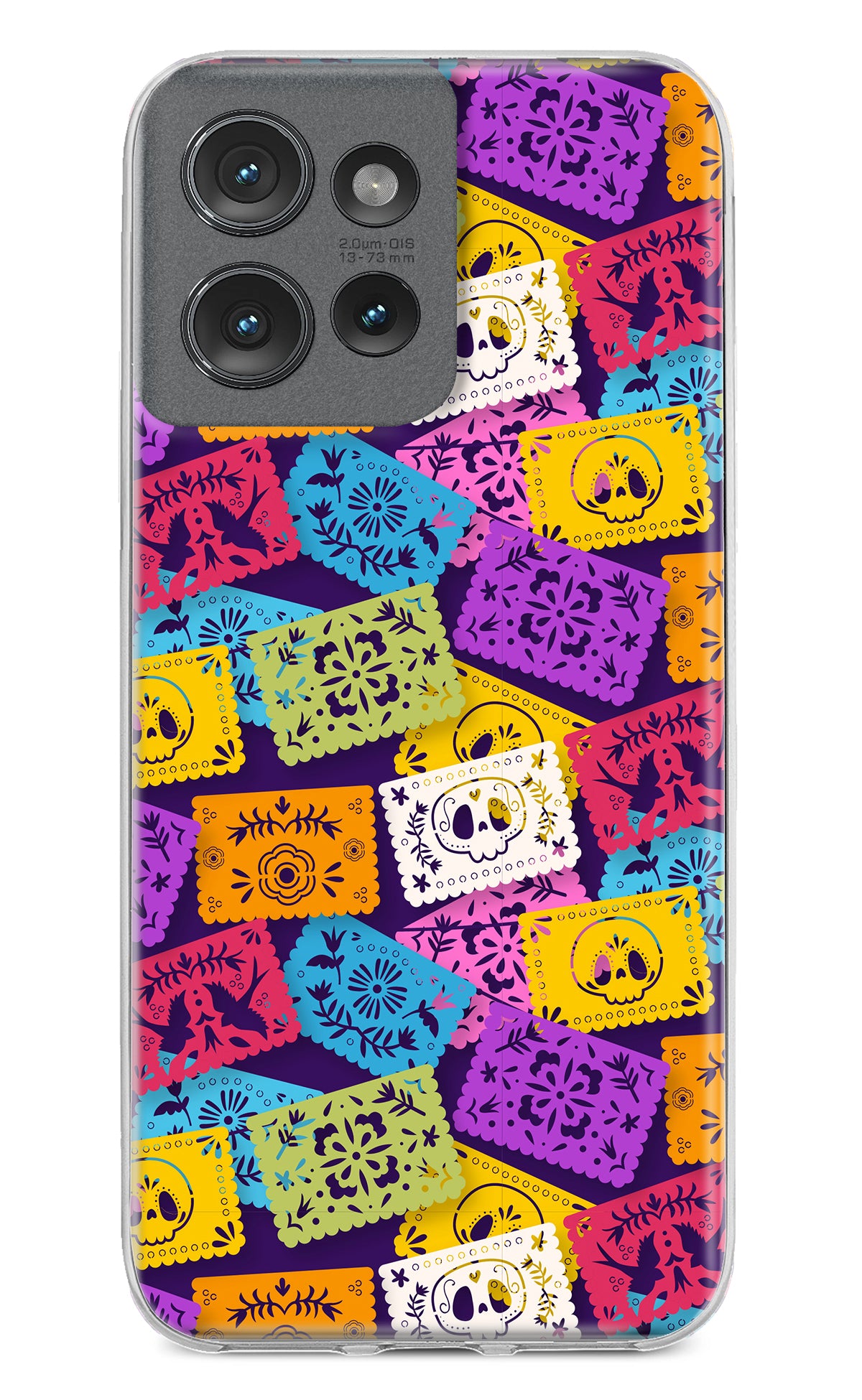 Mexican Pattern Moto Edge 50 Back Cover