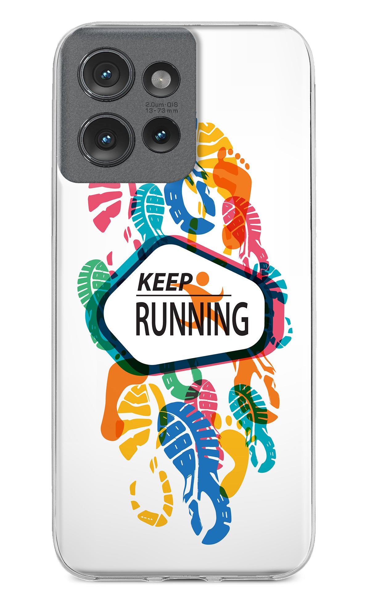 Keep Running Moto Edge 50 Back Cover