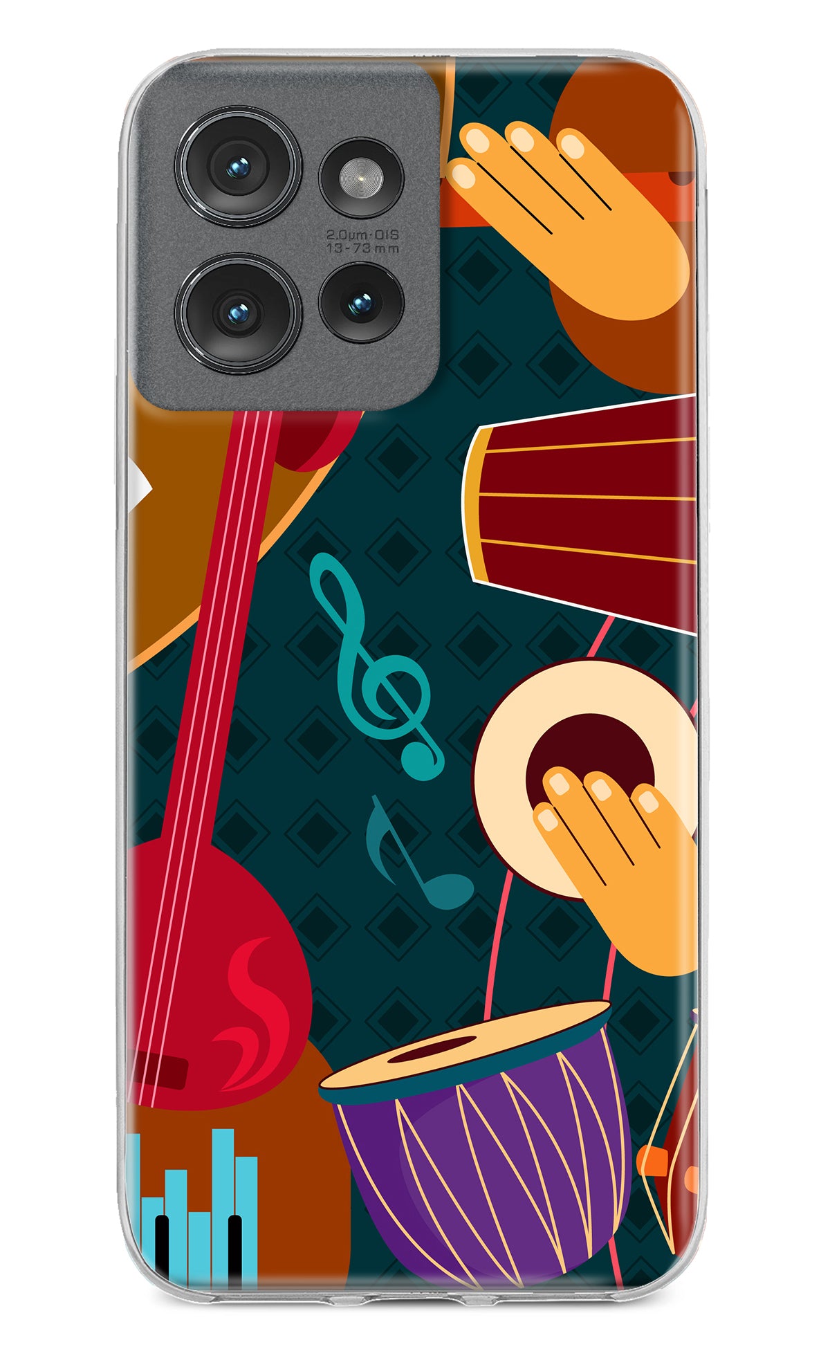 Music Instrument Moto Edge 50 Back Cover