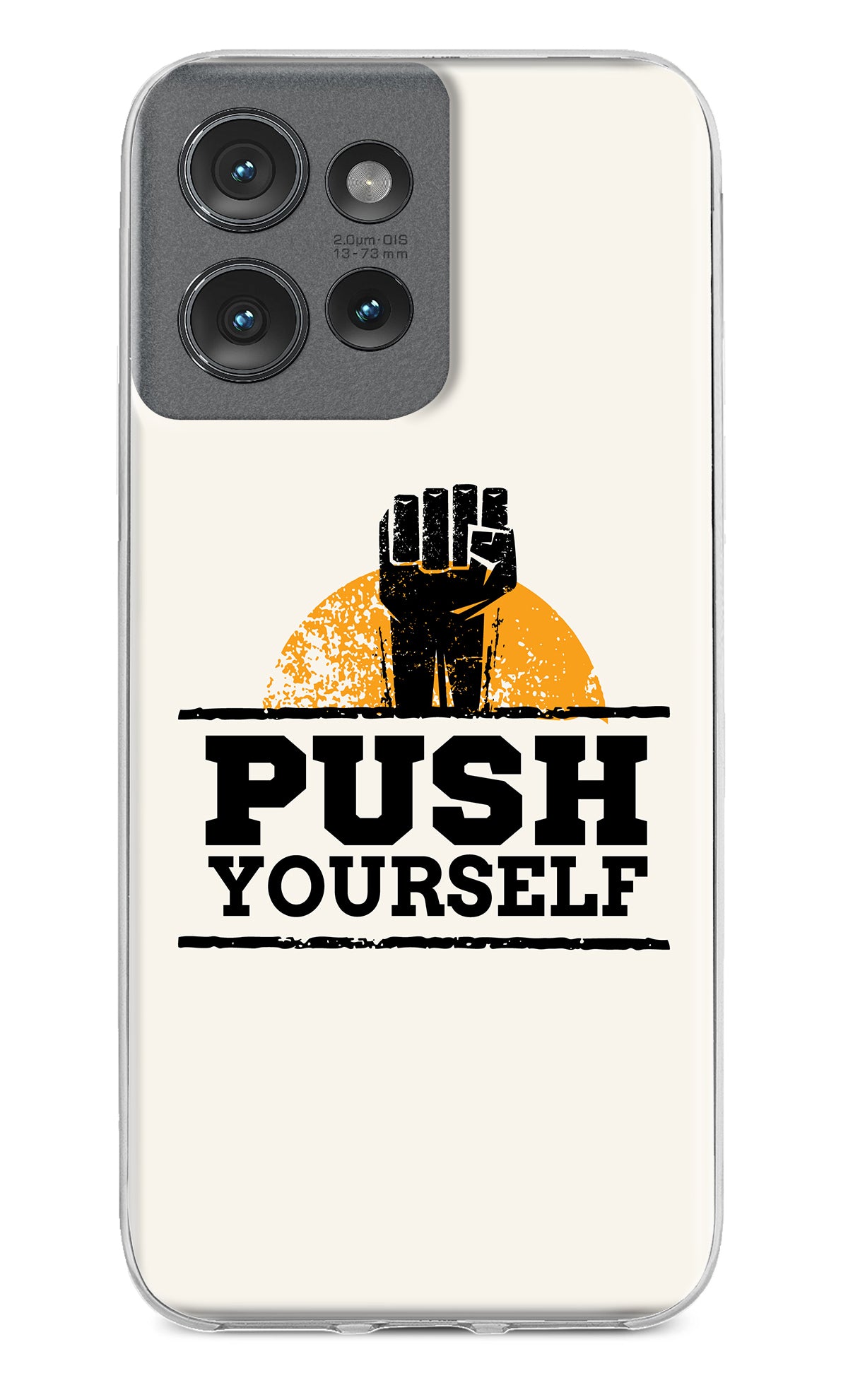 Push Yourself Moto Edge 50 Back Cover