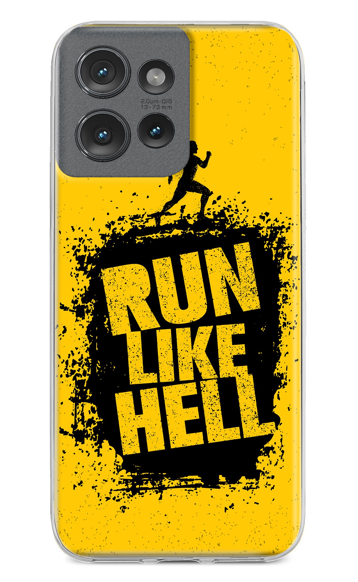 Run Like Hell Moto Edge 50 Back Cover