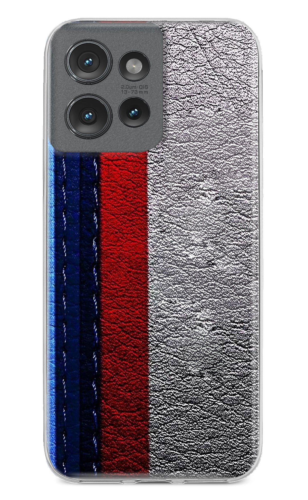 BMW Stripes Moto Edge 50 Back Cover