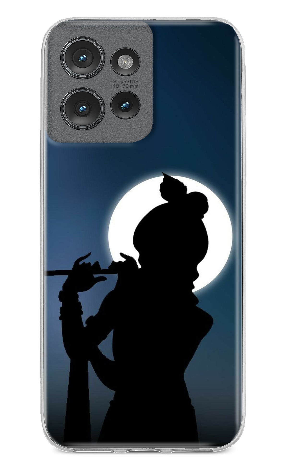 Shri Krishna Silhouette Moto Edge 50 Back Cover