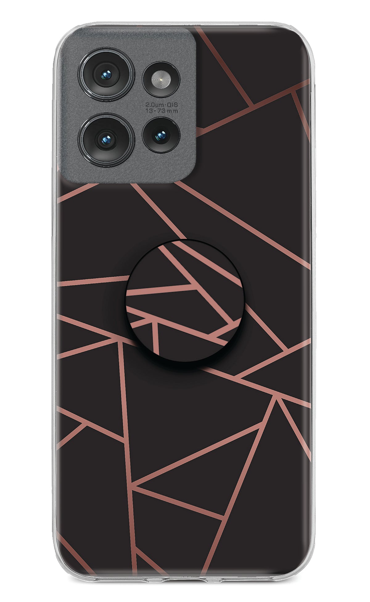 Geometric Pattern Moto Edge 50 Pop Case