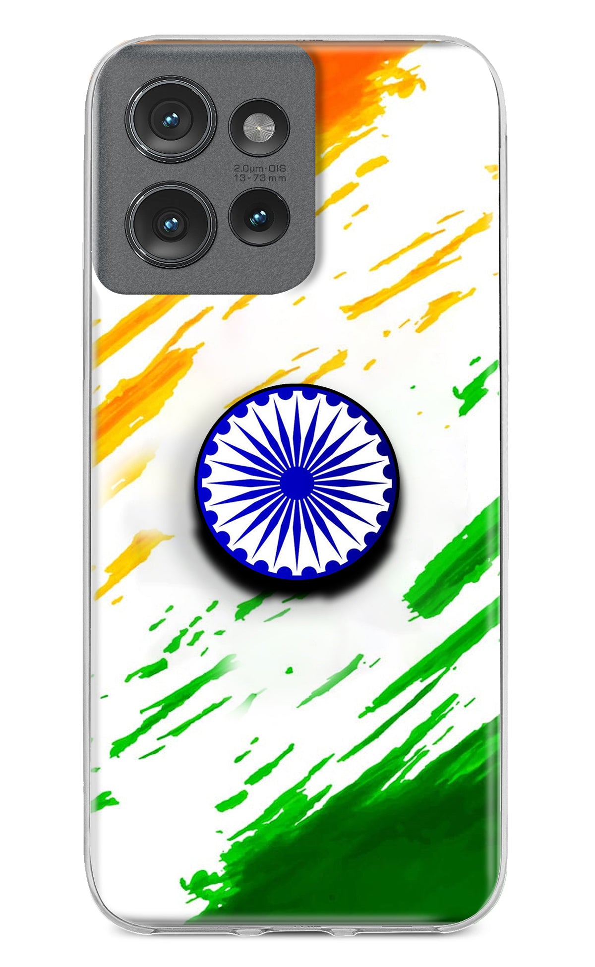 Indian Flag Ashoka Chakra Moto Edge 50 Pop Case