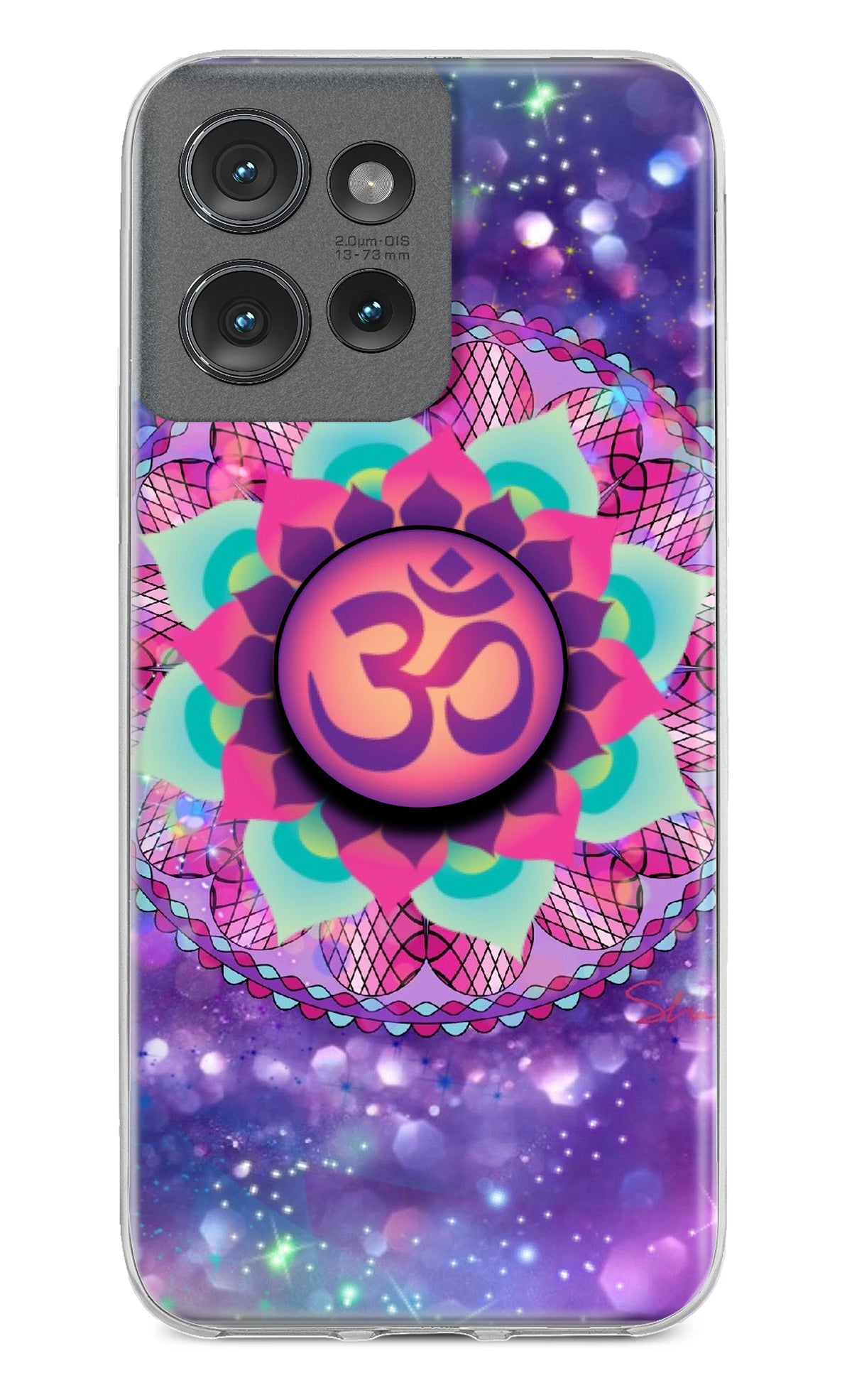 Om Purple Moto Edge 50 Pop Case