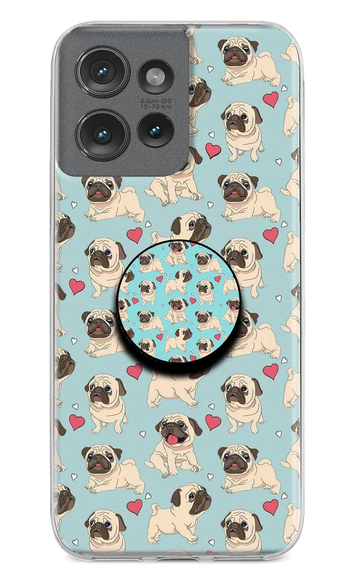 Pug Dog Moto Edge 50 Pop Case