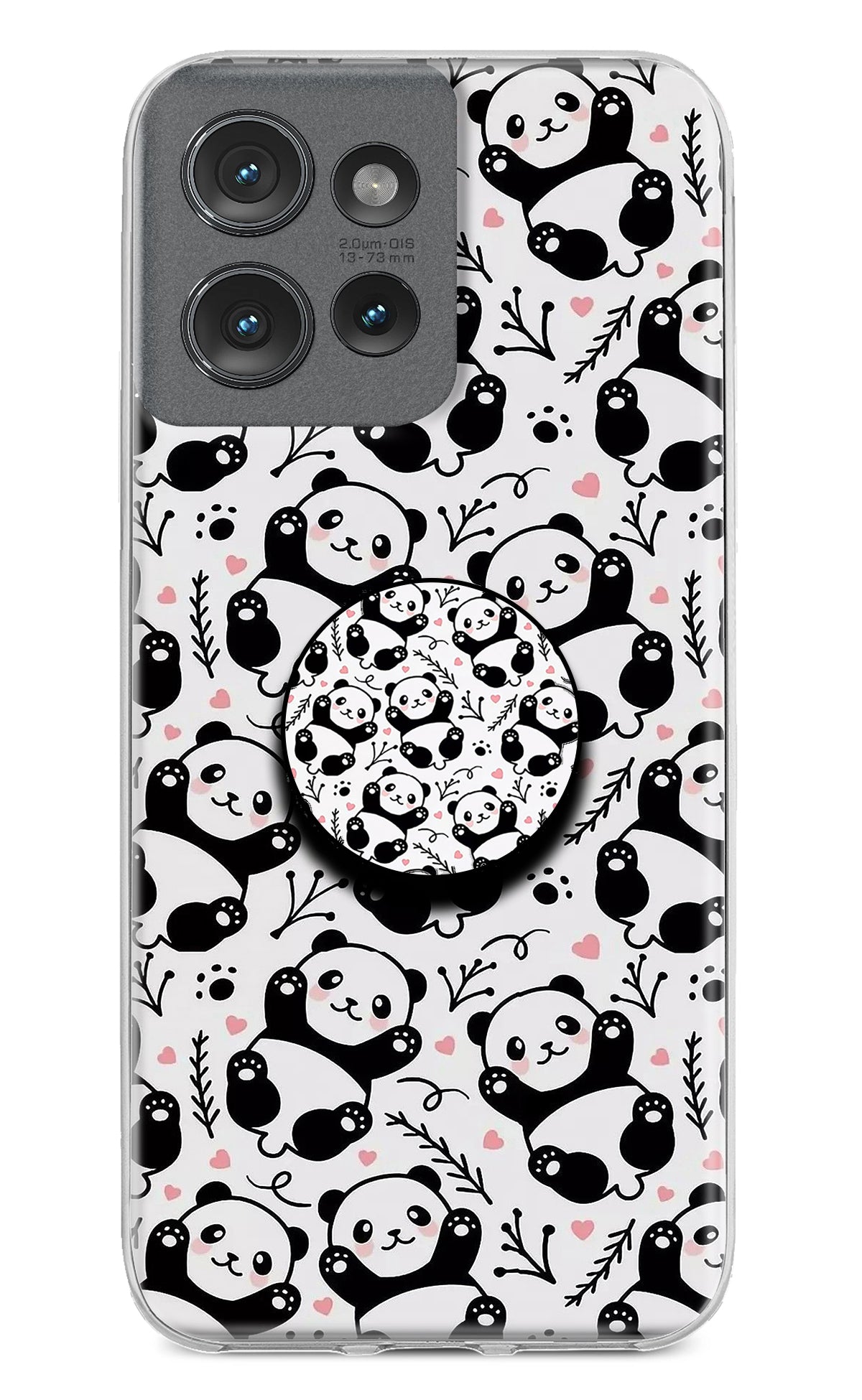 Cute Panda Moto Edge 50 Pop Case