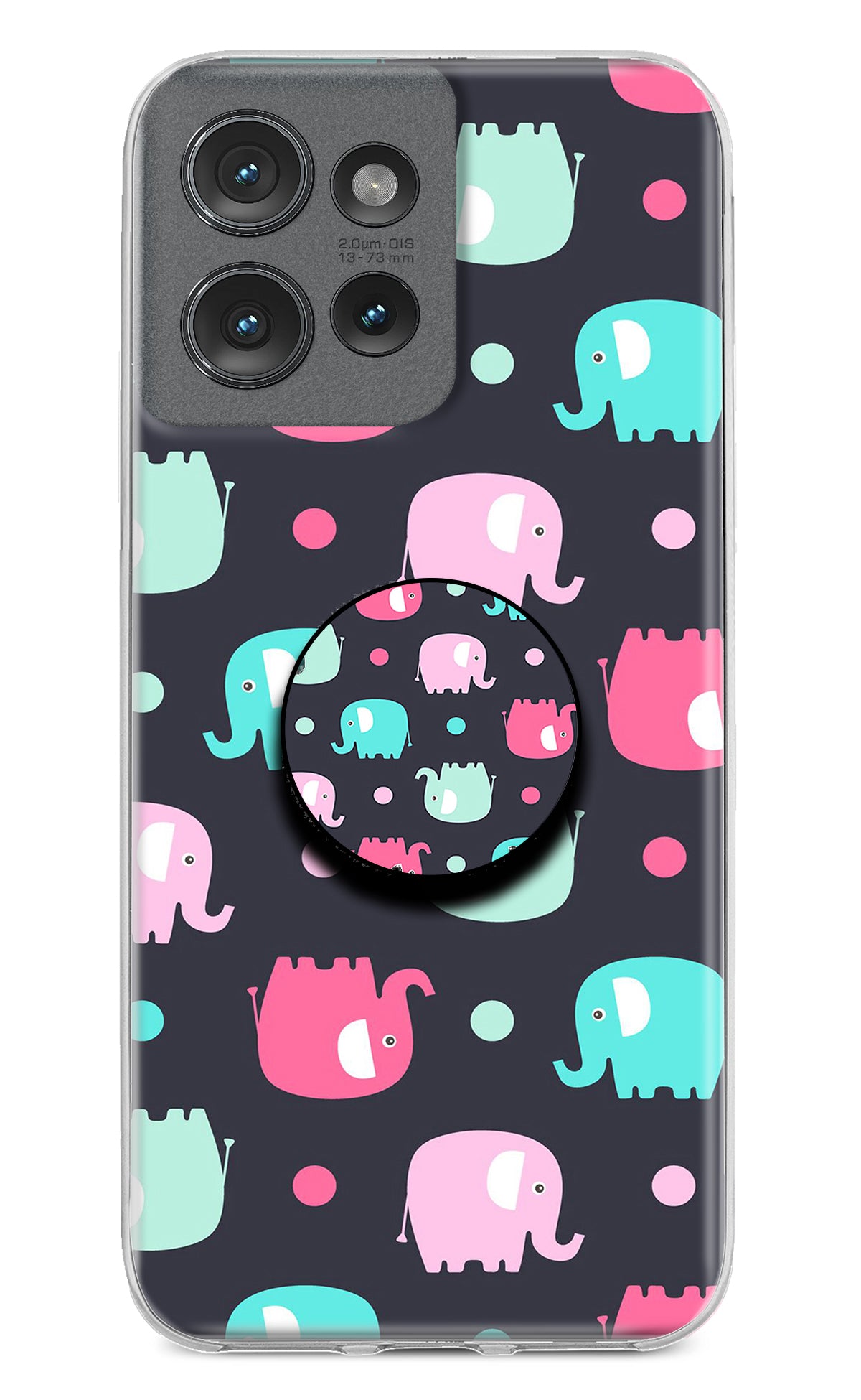 Baby Elephants Moto Edge 50 Pop Case