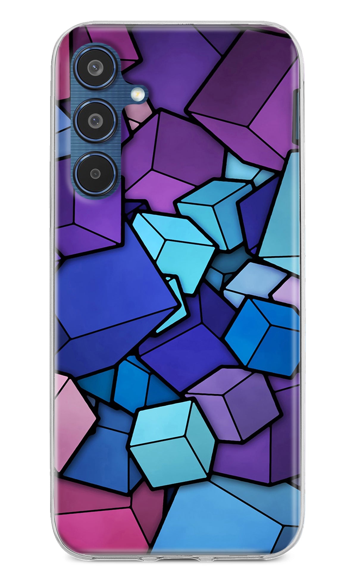 Cubic Abstract Samsung M35 5G Back Cover