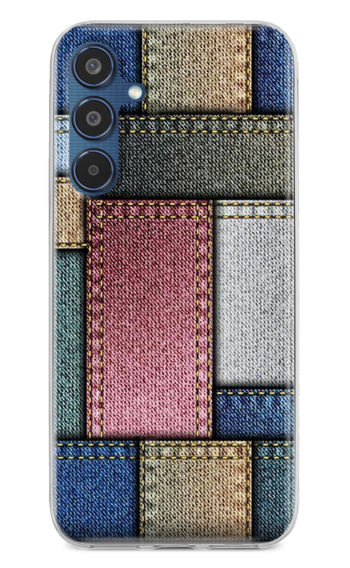 Multicolor Jeans Samsung M35 5G Back Cover