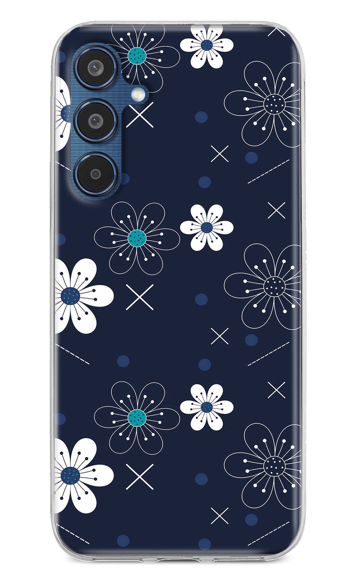 Flowers Samsung M35 5G Back Cover