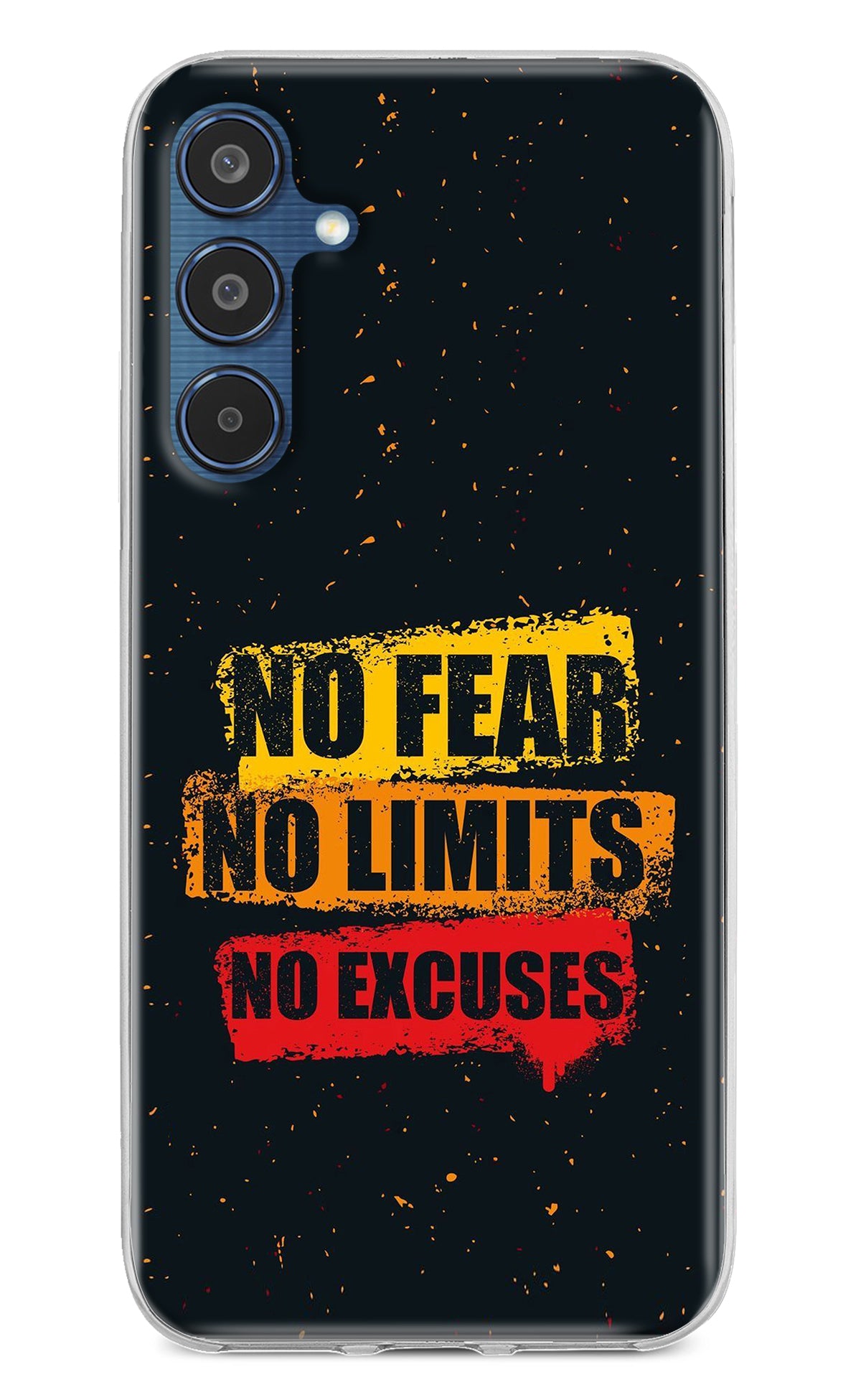 No Fear No Limits No Excuse Samsung M35 5G Back Cover