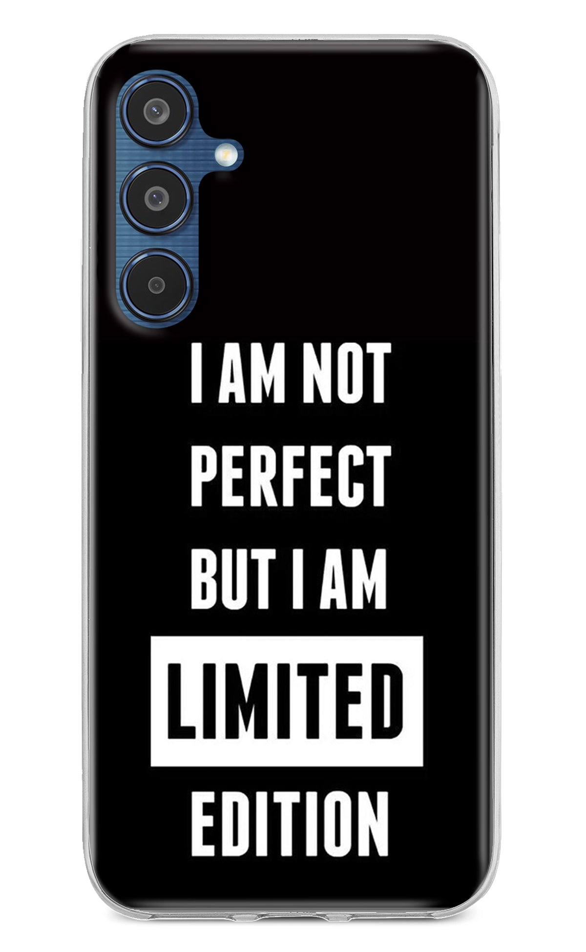 I Am Not Perfect But I Am Limited Edition Samsung M35 5G Back Cover