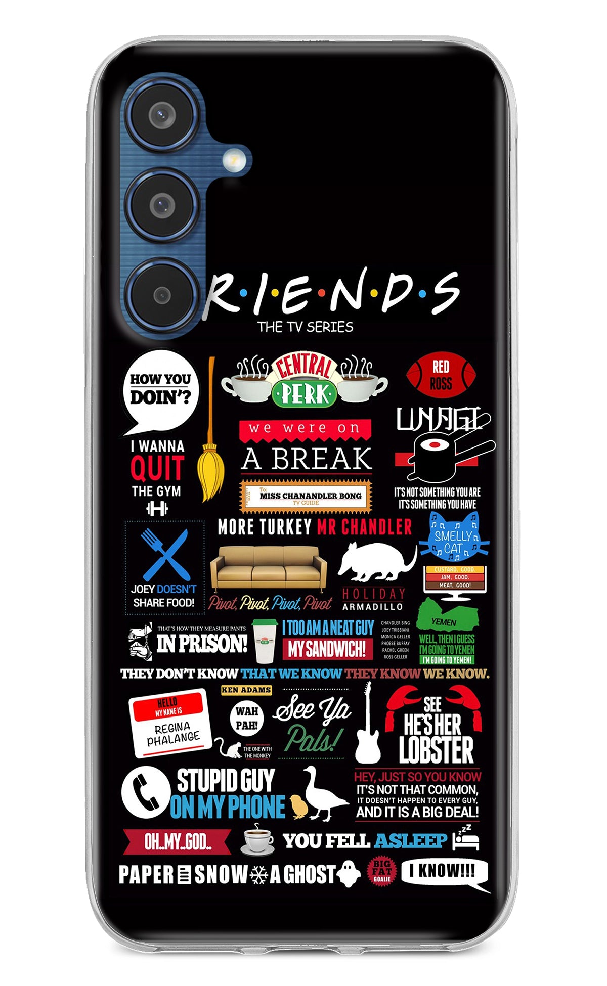 FRIENDS Samsung M35 5G Back Cover