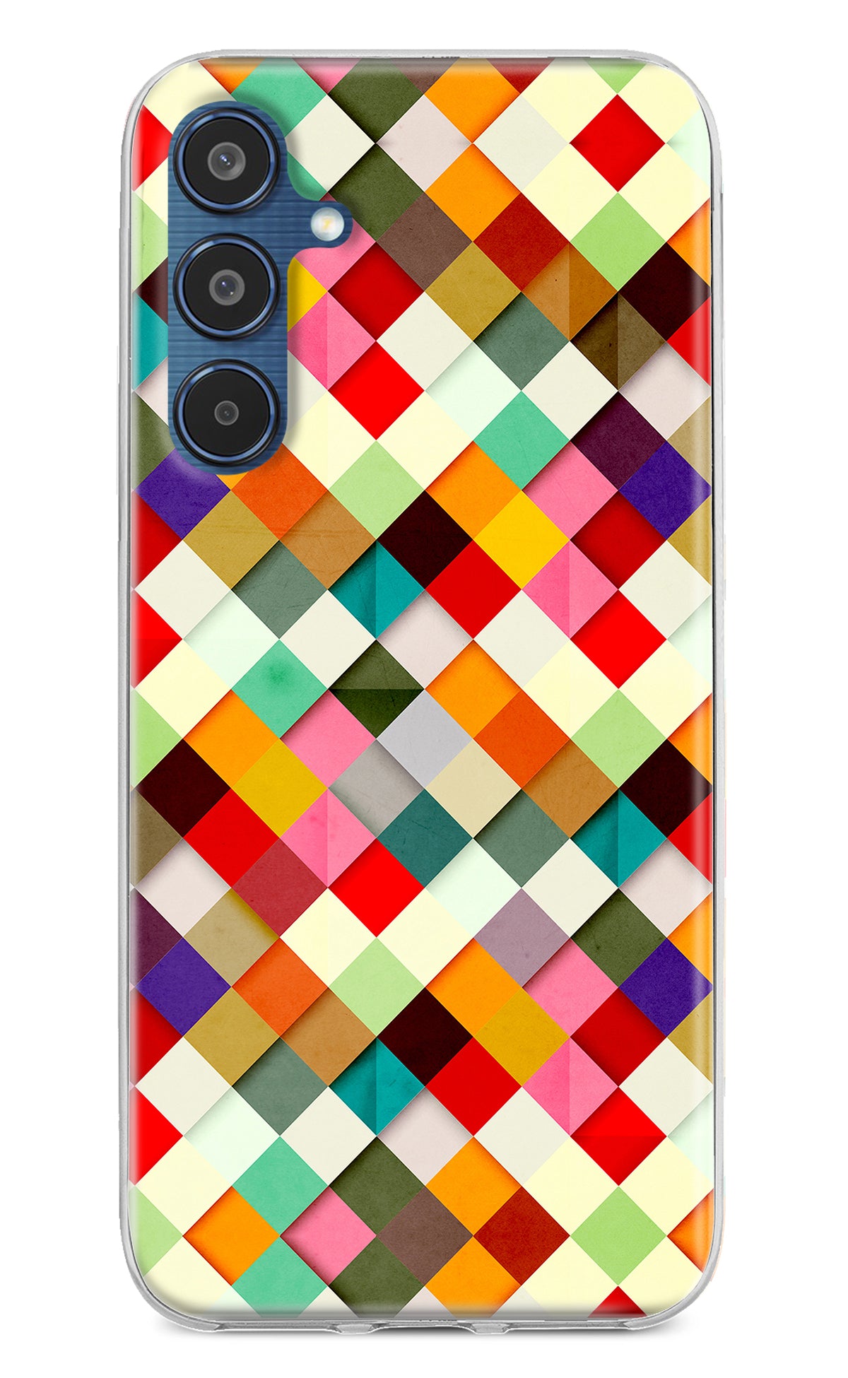 Geometric Abstract Colorful Samsung M35 5G Back Cover