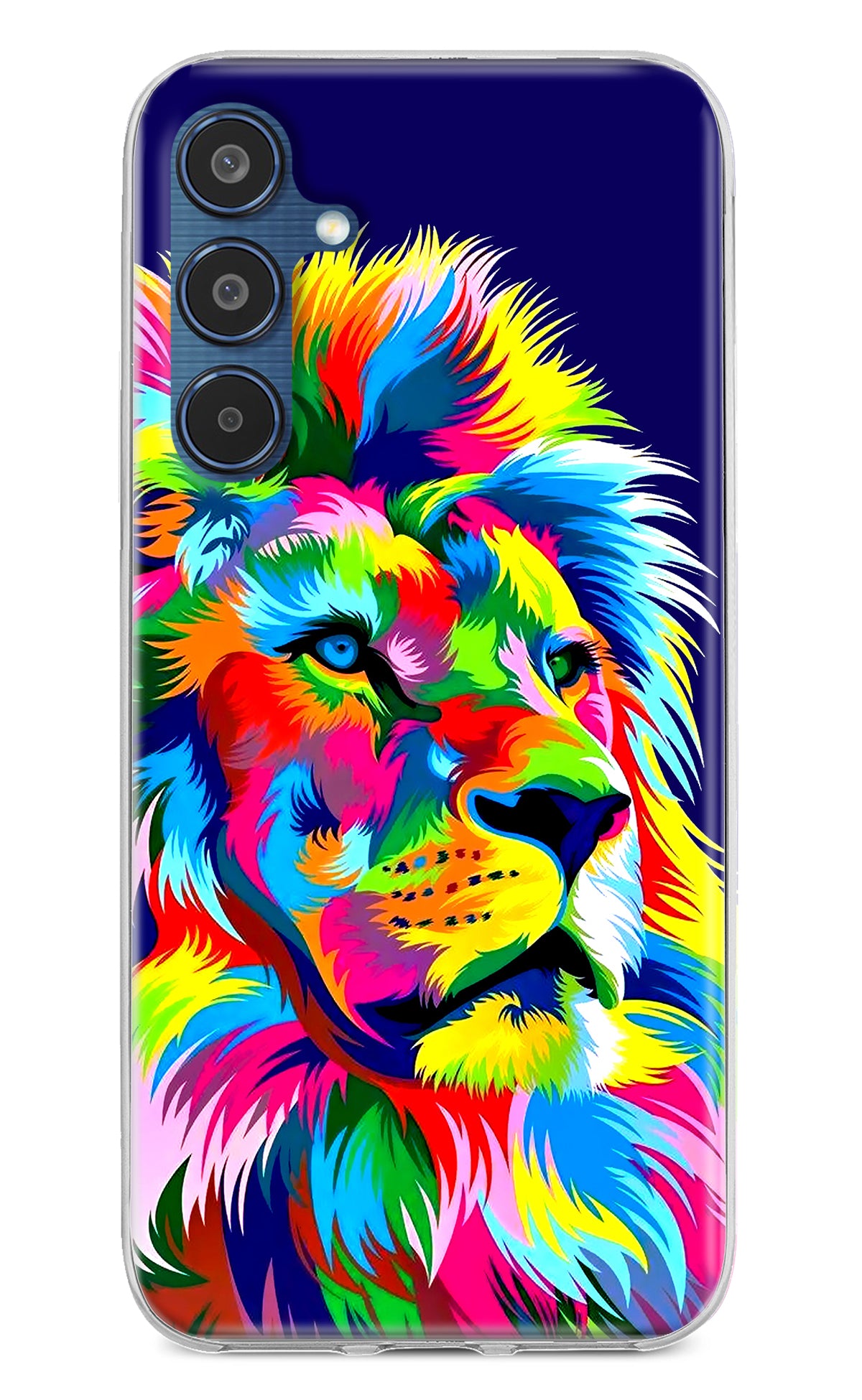 Vector Art Lion Samsung M35 5G Back Cover