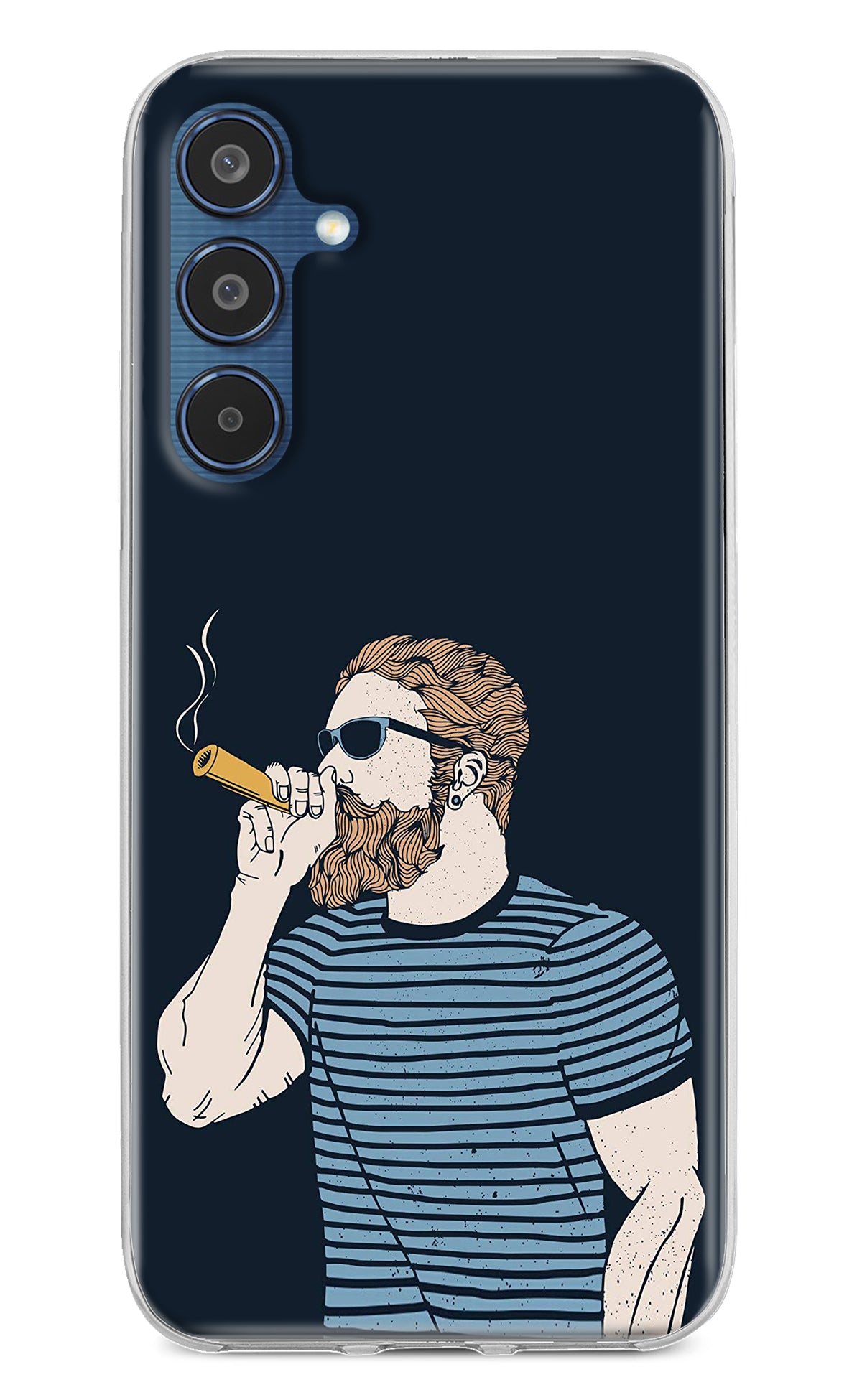 Smoking Samsung M35 5G Back Cover