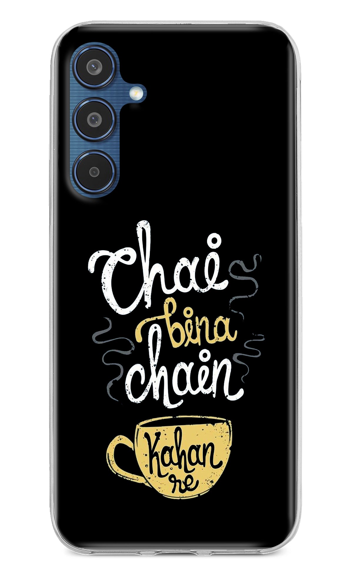 Chai Bina Chain Kaha Re Samsung M35 5G Back Cover