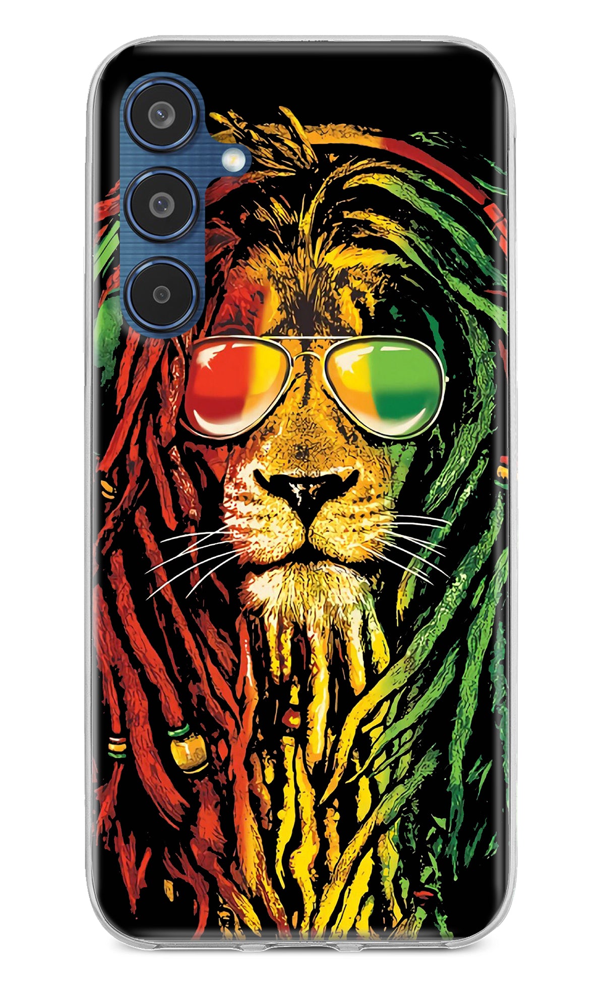 Rasta Lion Samsung M35 5G Back Cover