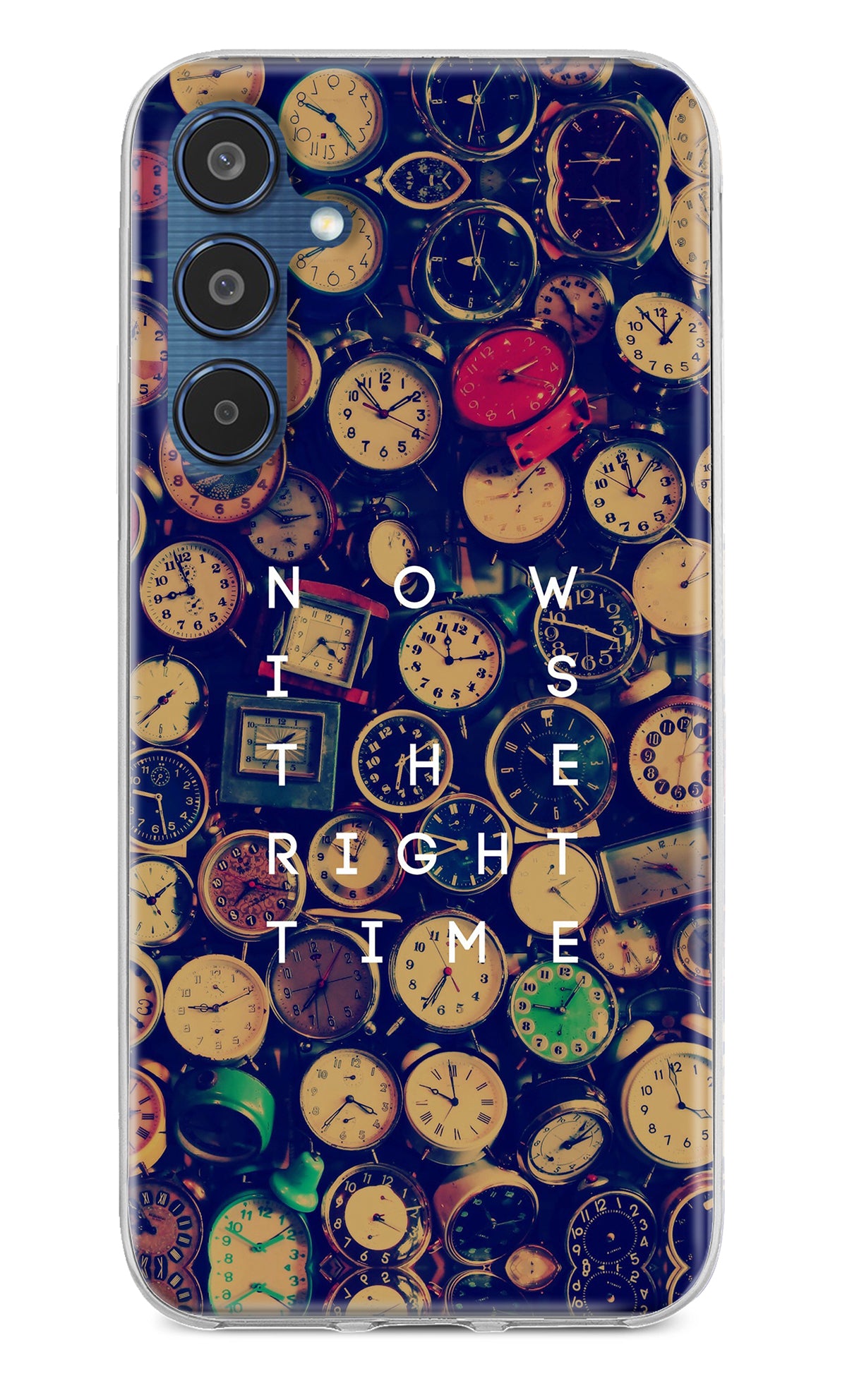 Now is the Right Time Quote Samsung M35 5G Back Cover