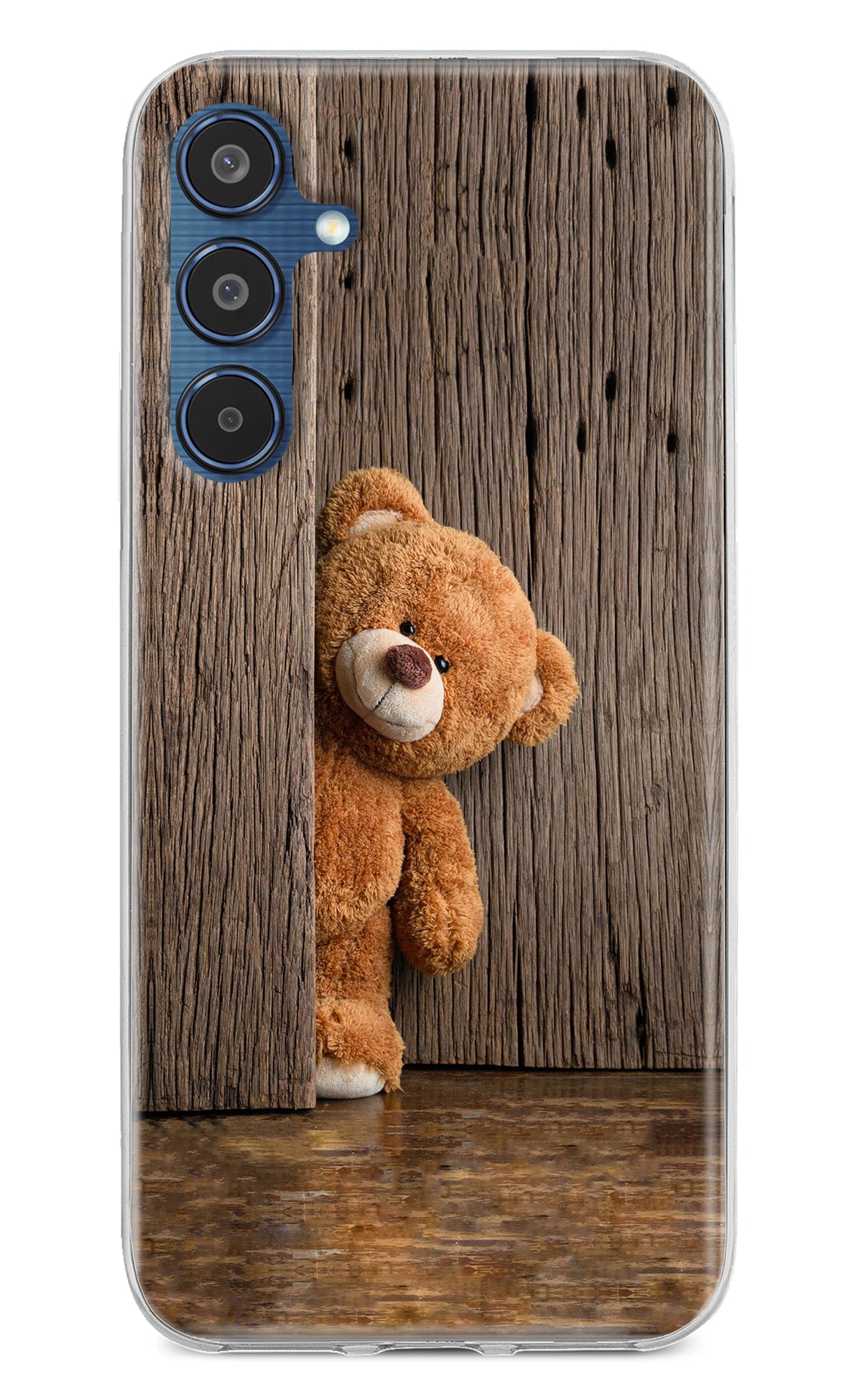 Teddy Wooden Samsung M35 5G Back Cover