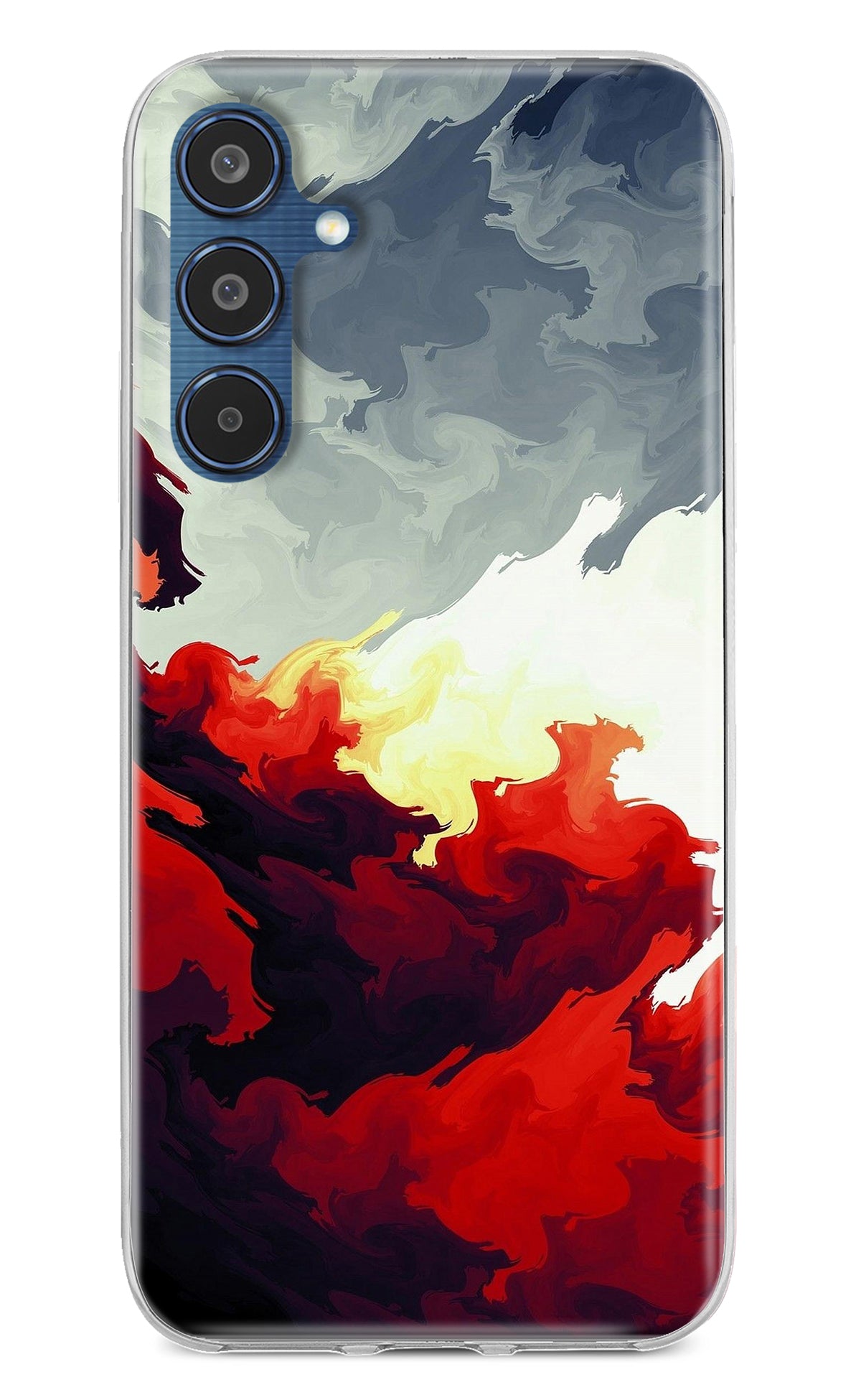 Fire Cloud Samsung M35 5G Back Cover