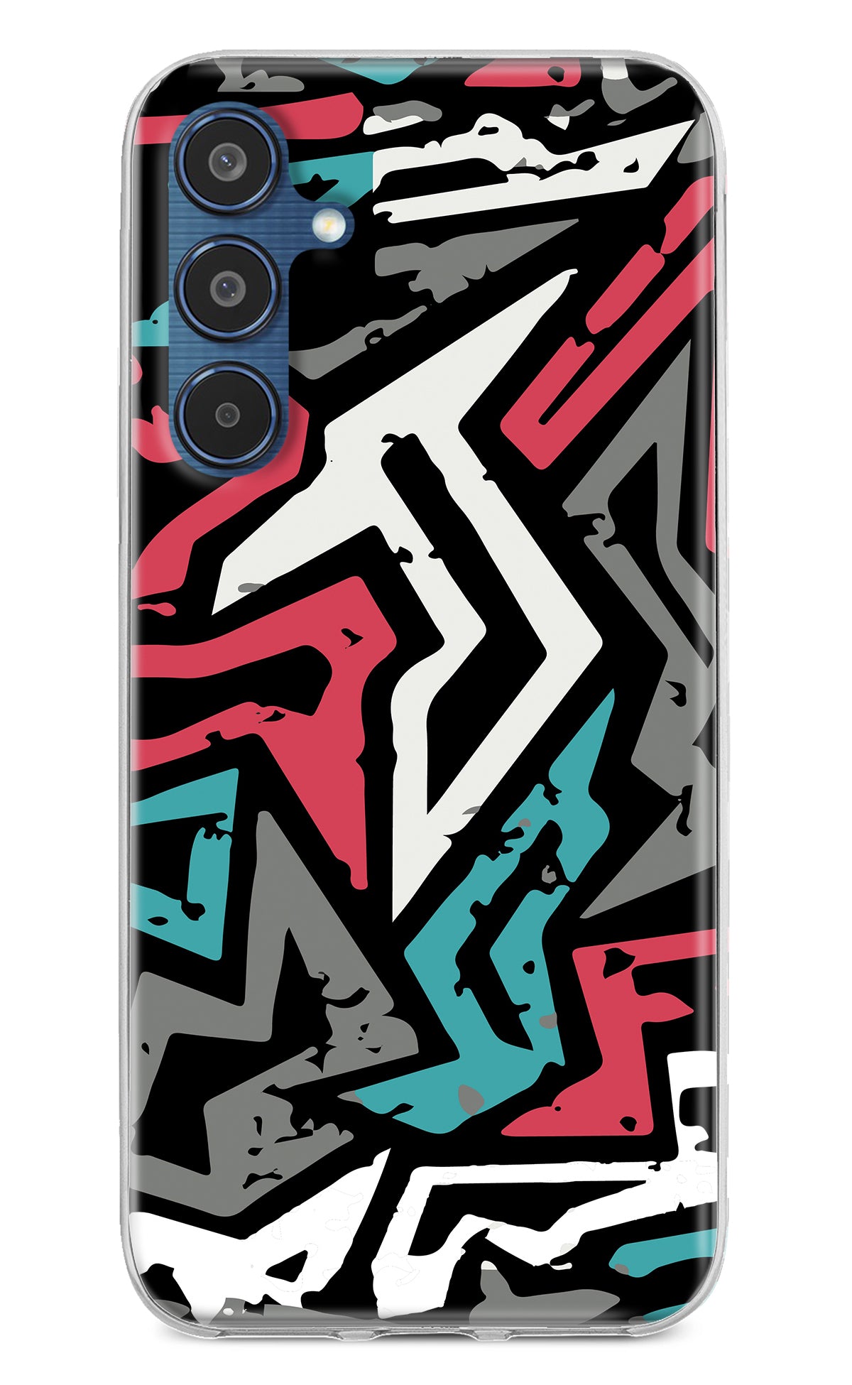 Geometric Graffiti Samsung M35 5G Back Cover