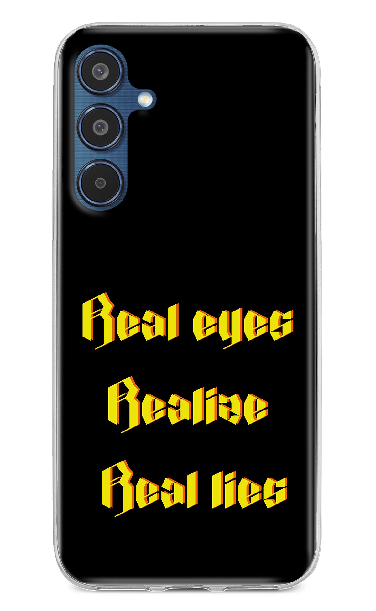 Real Eyes Realize Real Lies Samsung M35 5G Back Cover