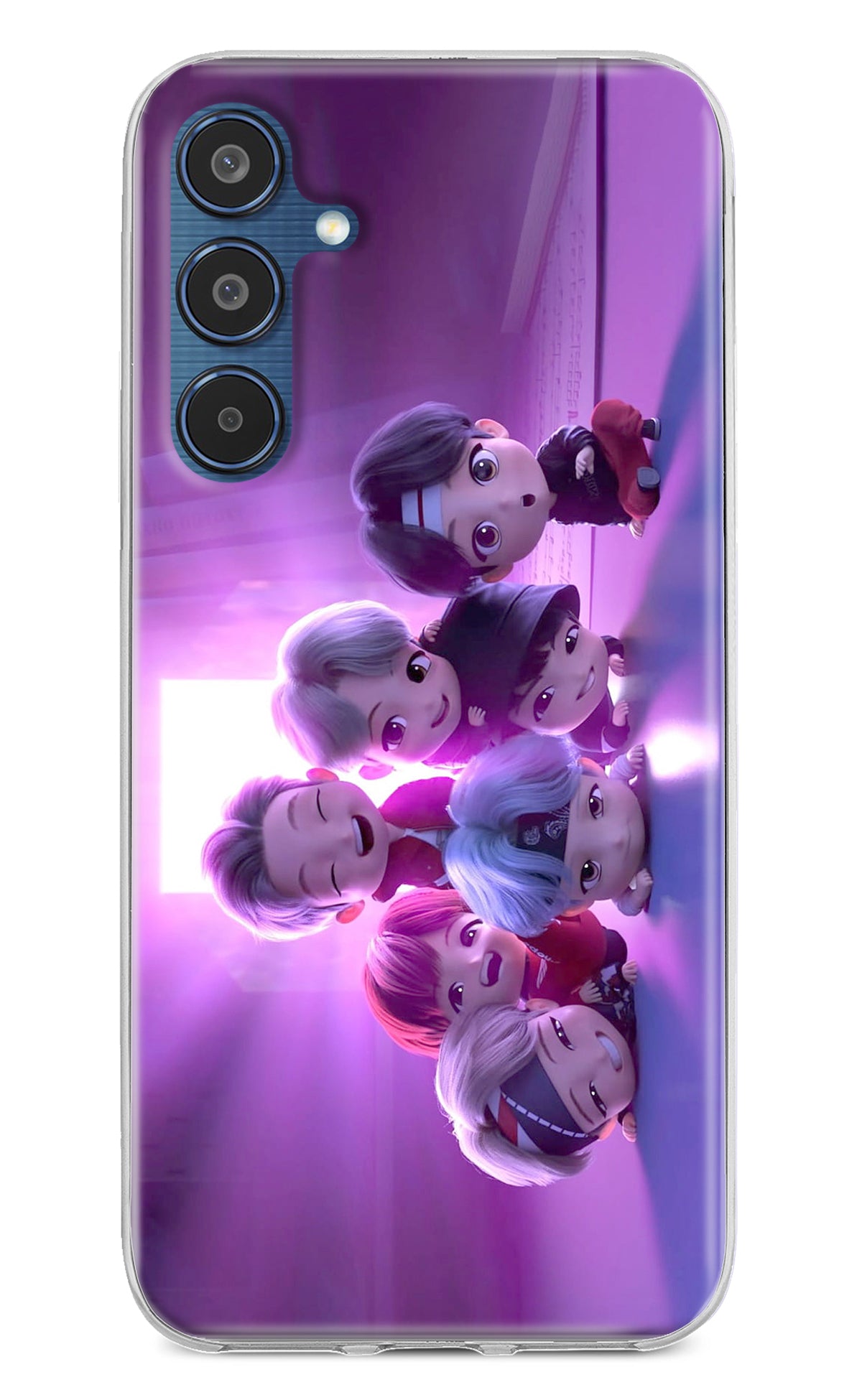 BTS Chibi Samsung M35 5G Back Cover