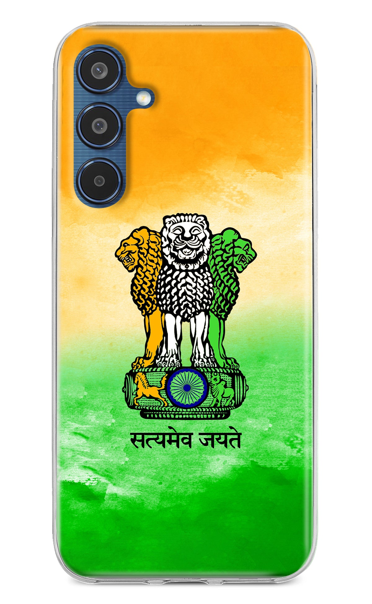 Satyamev Jayate Flag Samsung M35 5G Back Cover