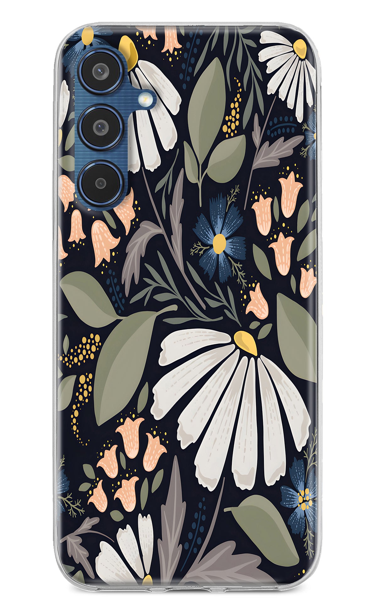 Flowers Art Samsung M35 5G Back Cover