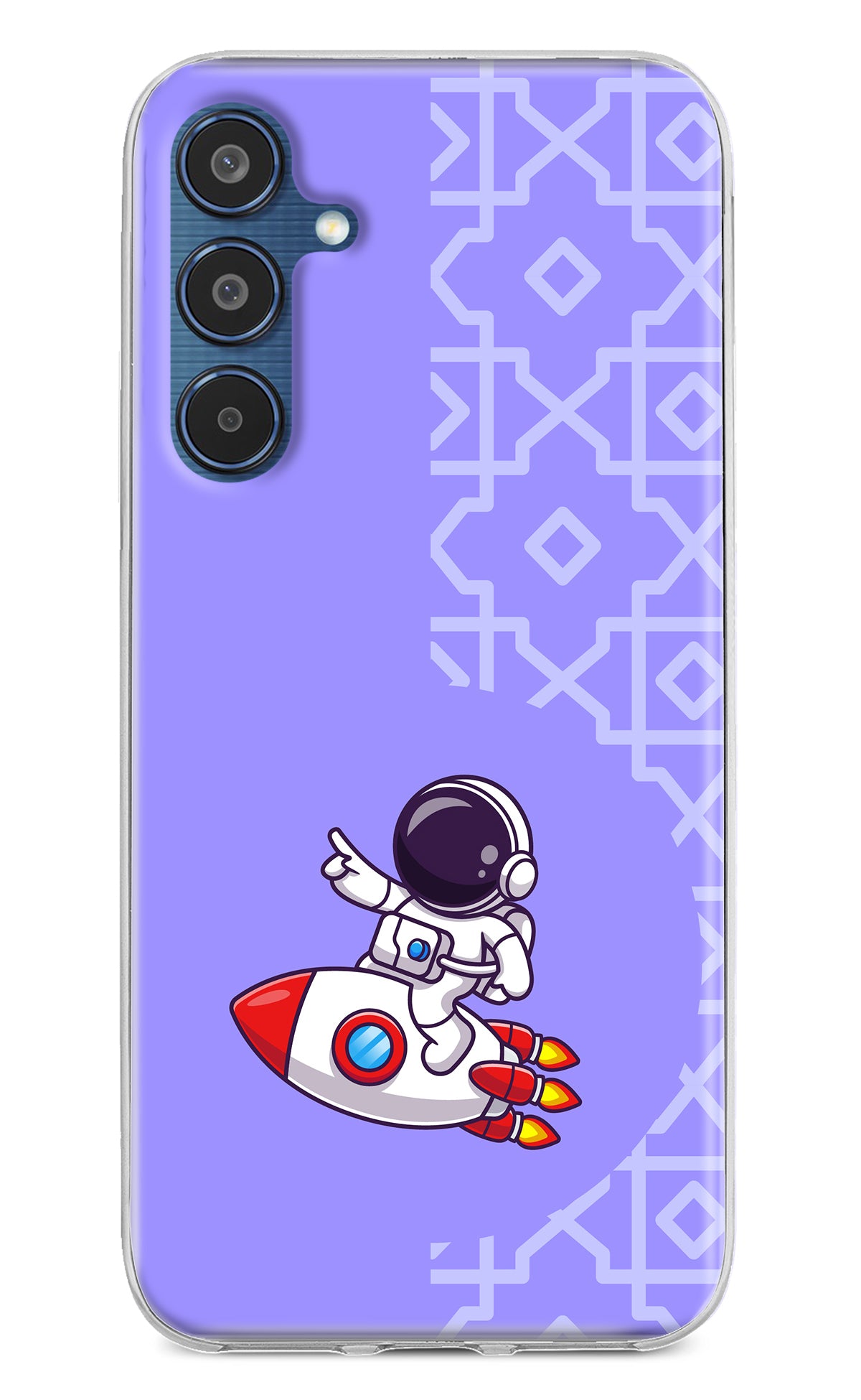 Cute Astronaut Samsung M35 5G Back Cover