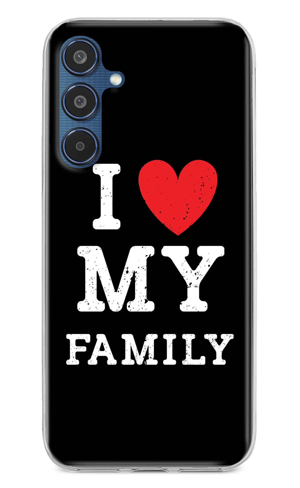 I Love My Family Samsung M35 5G Back Cover